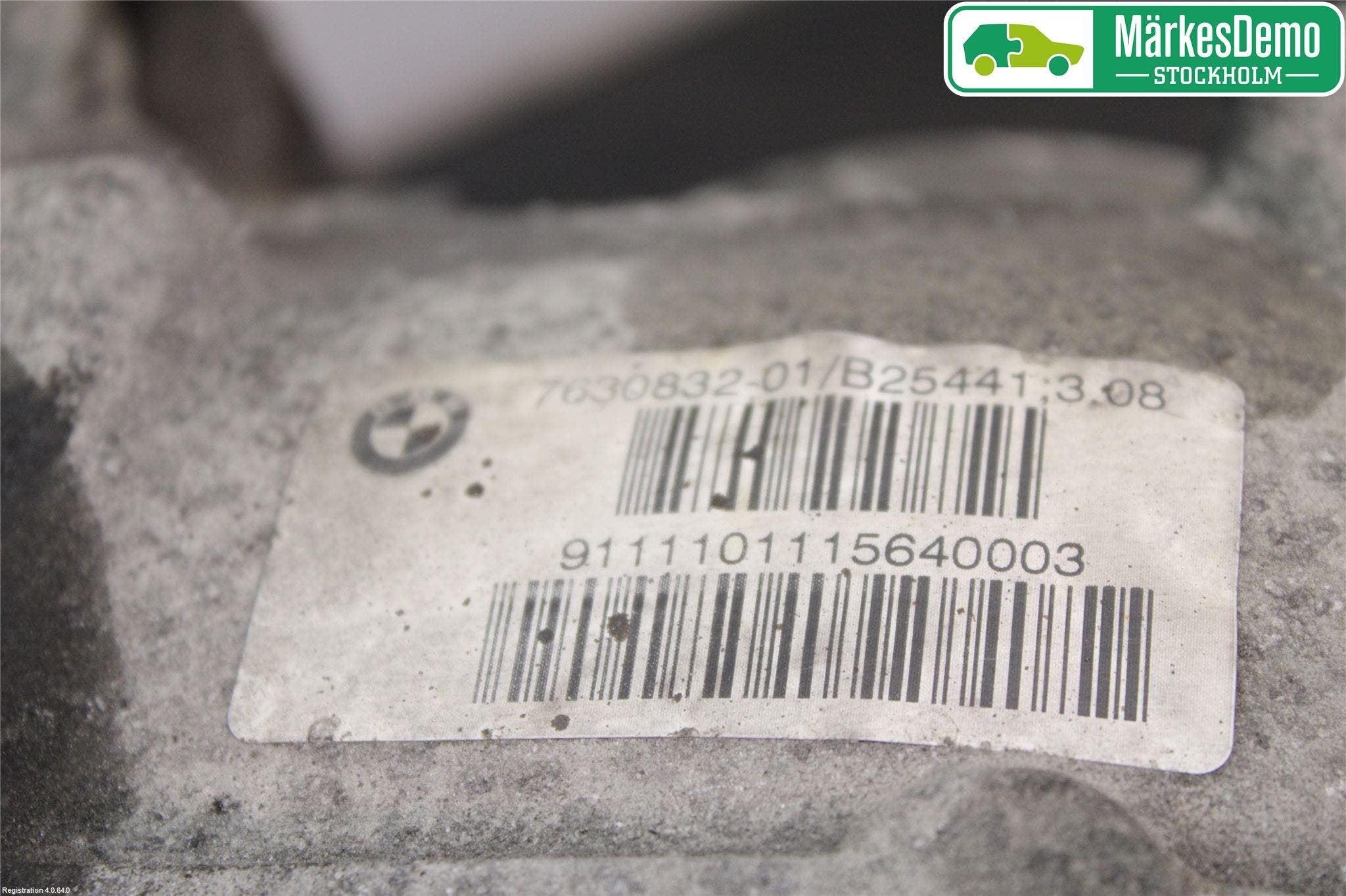 BMW 6 F12/F13 10-18 Bakväxel-Diff