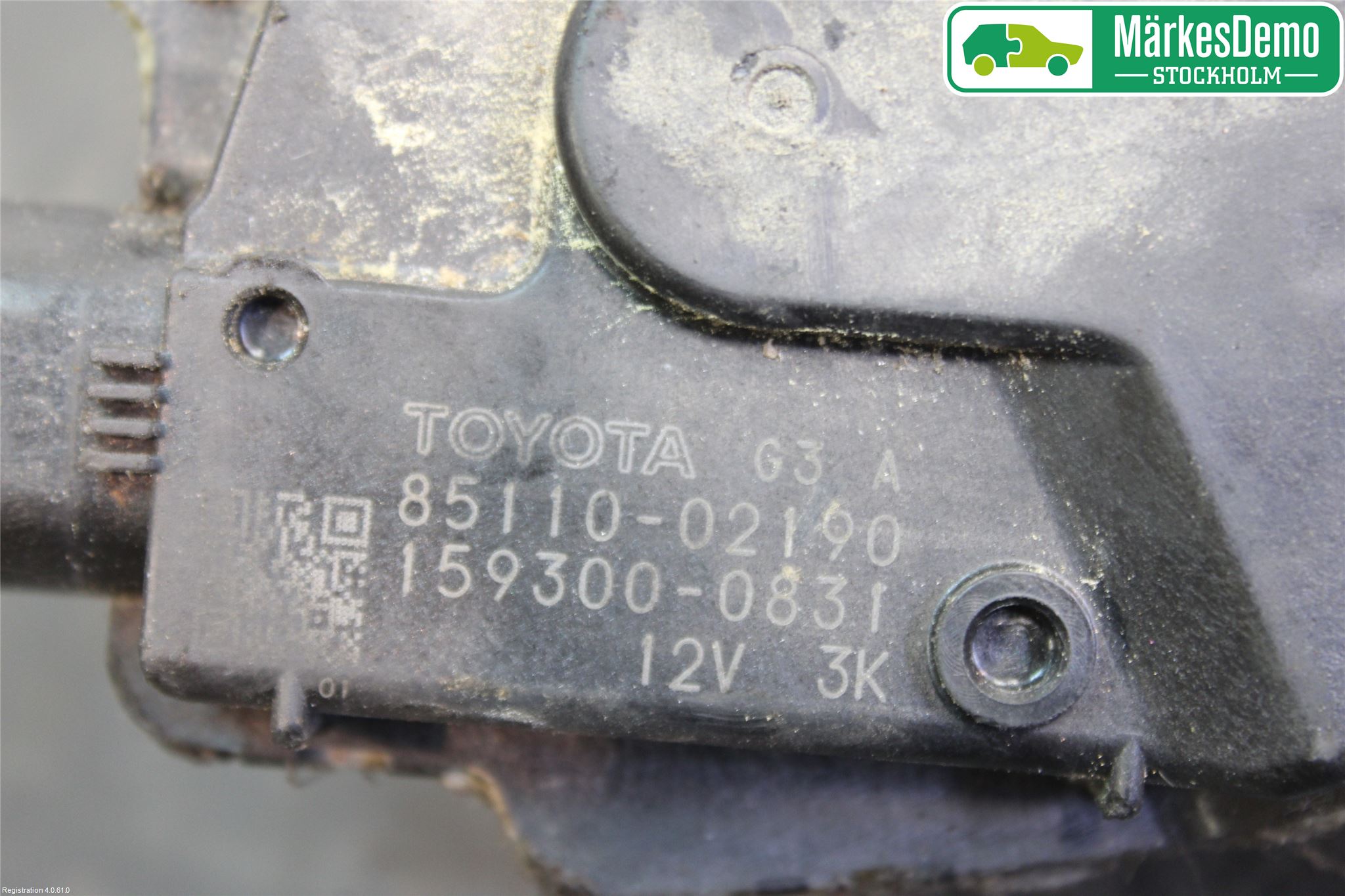 Toyota AURIS 07-09 Torkarmotor Vindruta