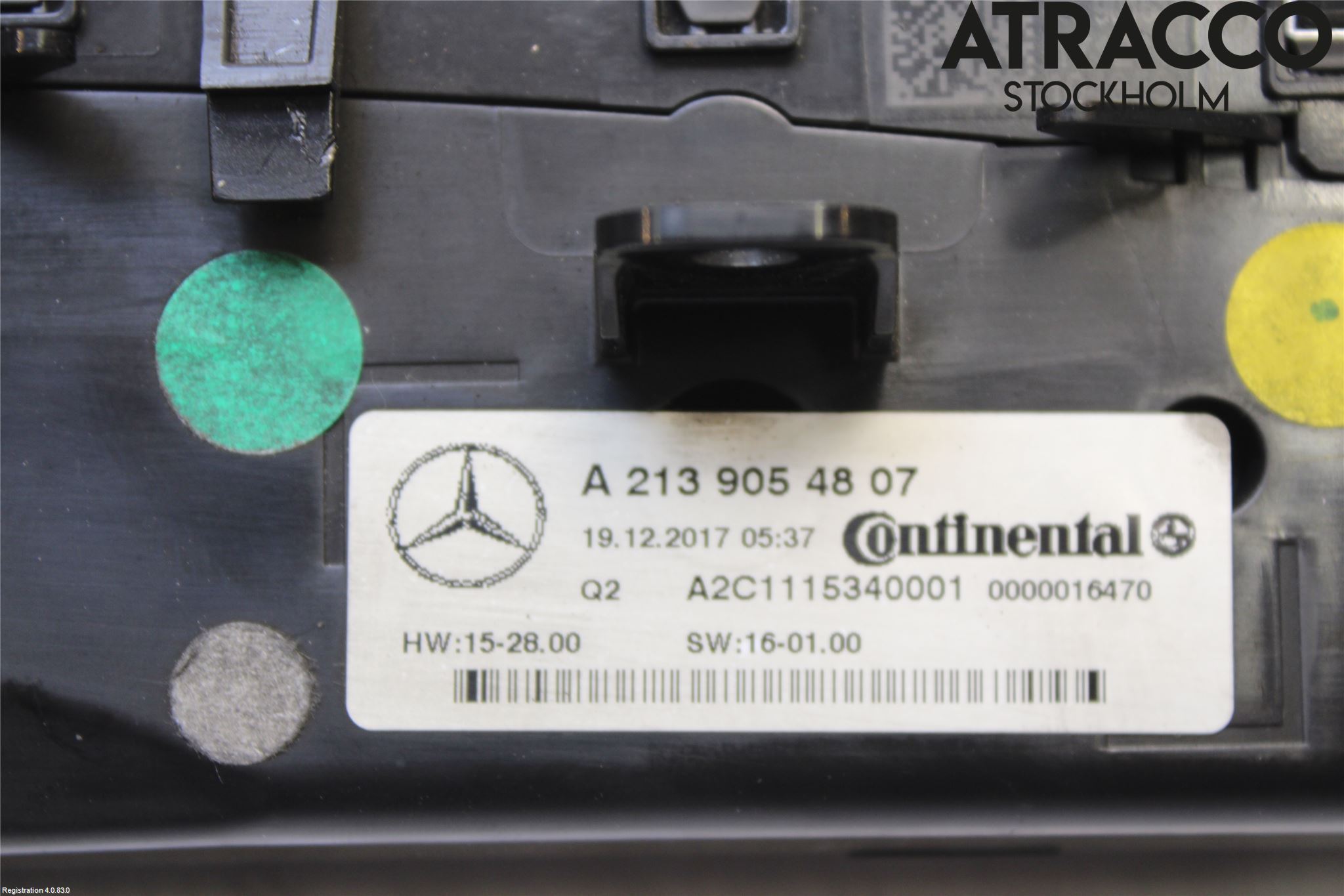 Mercedes-Benz MB E-KLASS (W213) 16-23 Ac Styrenhet Ac Manöveren