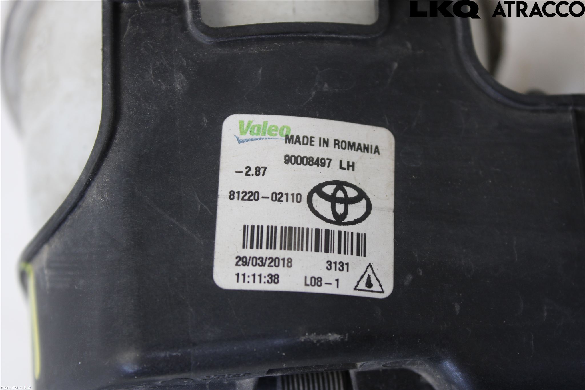 Toyota AURIS 13-19 Dimljus-Varselljus Fram