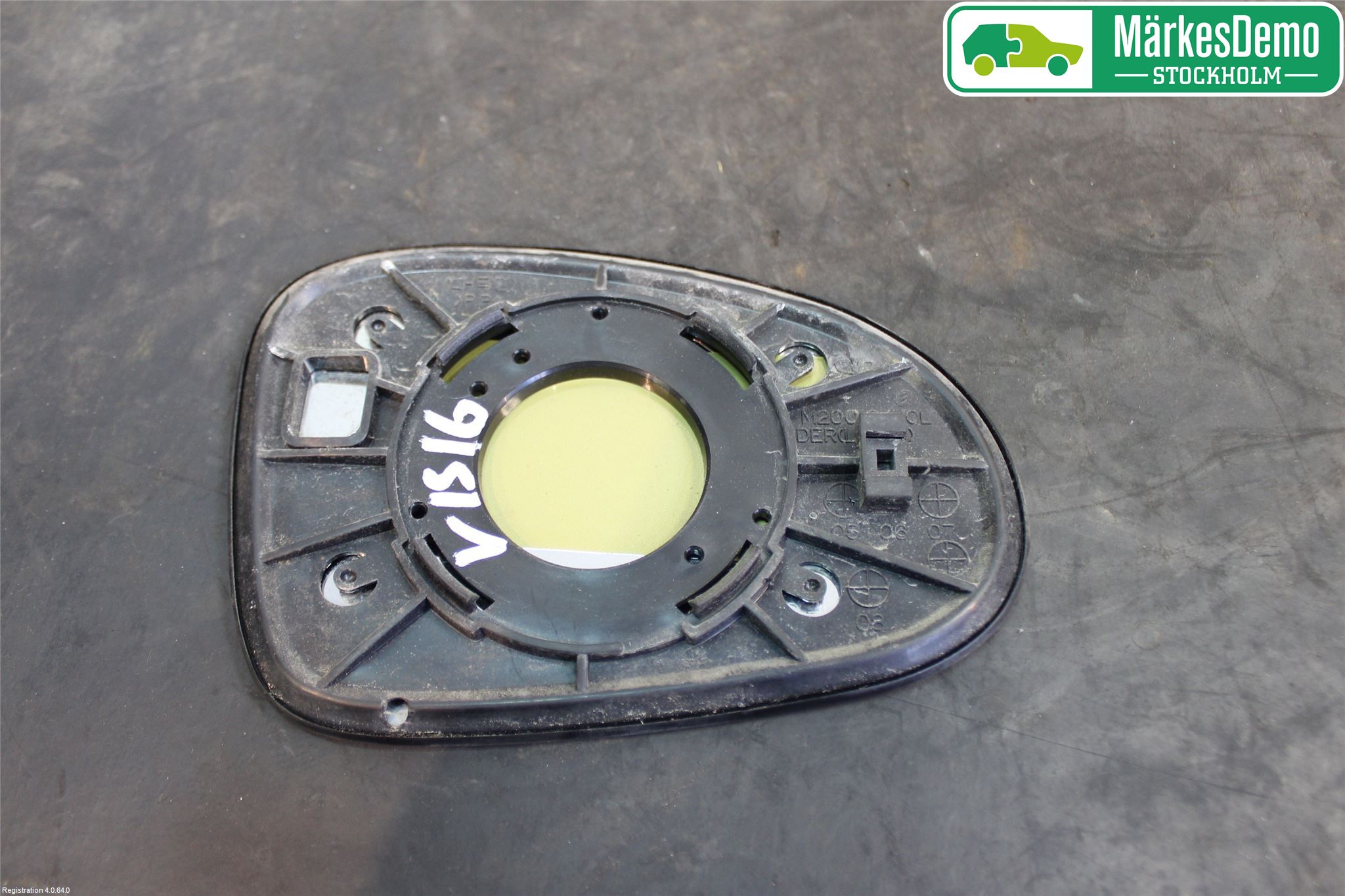 Chevrolet MATIZ Spegelglas Vä