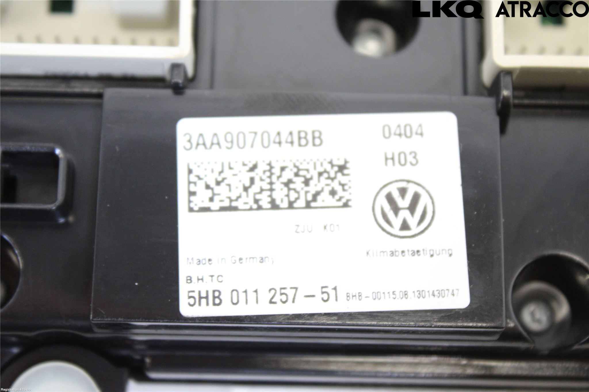 Volkswagen VW TOURAN 10-15 Ac Styrenhet Ac Manöveren