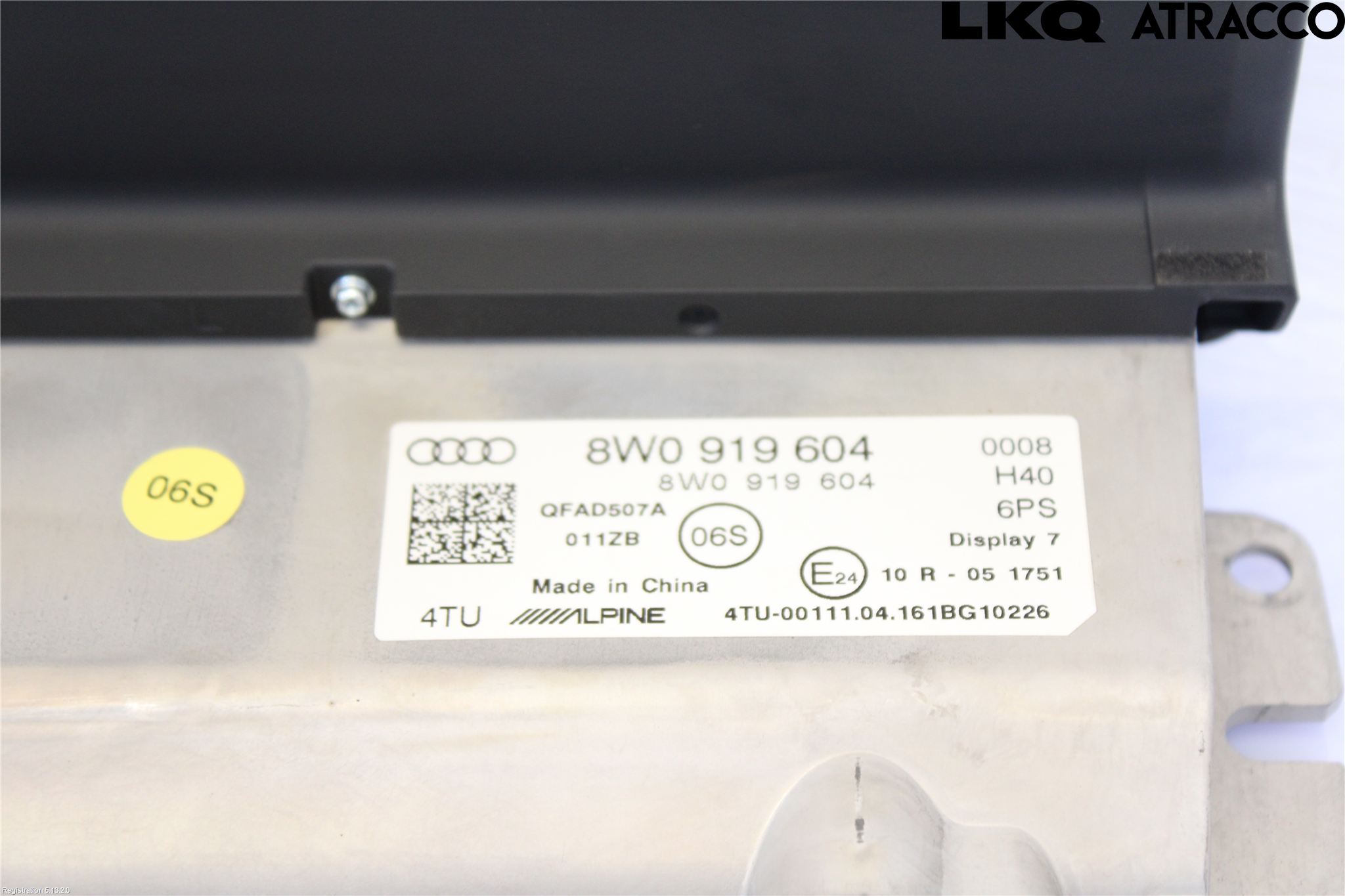 Audi A4/S4 B9 16-19 Multifunktionsdisplay