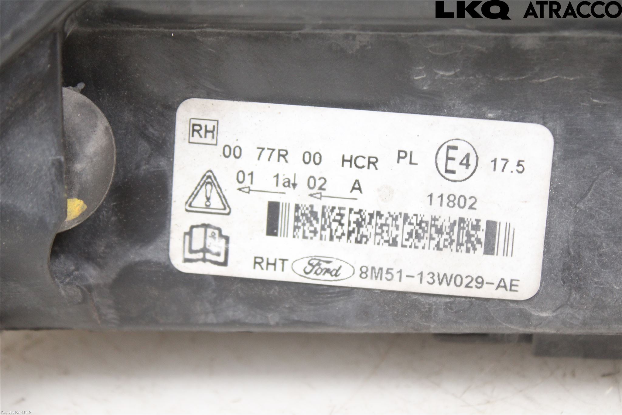 Ford FOCUS 08-11 Strålkastare Höger