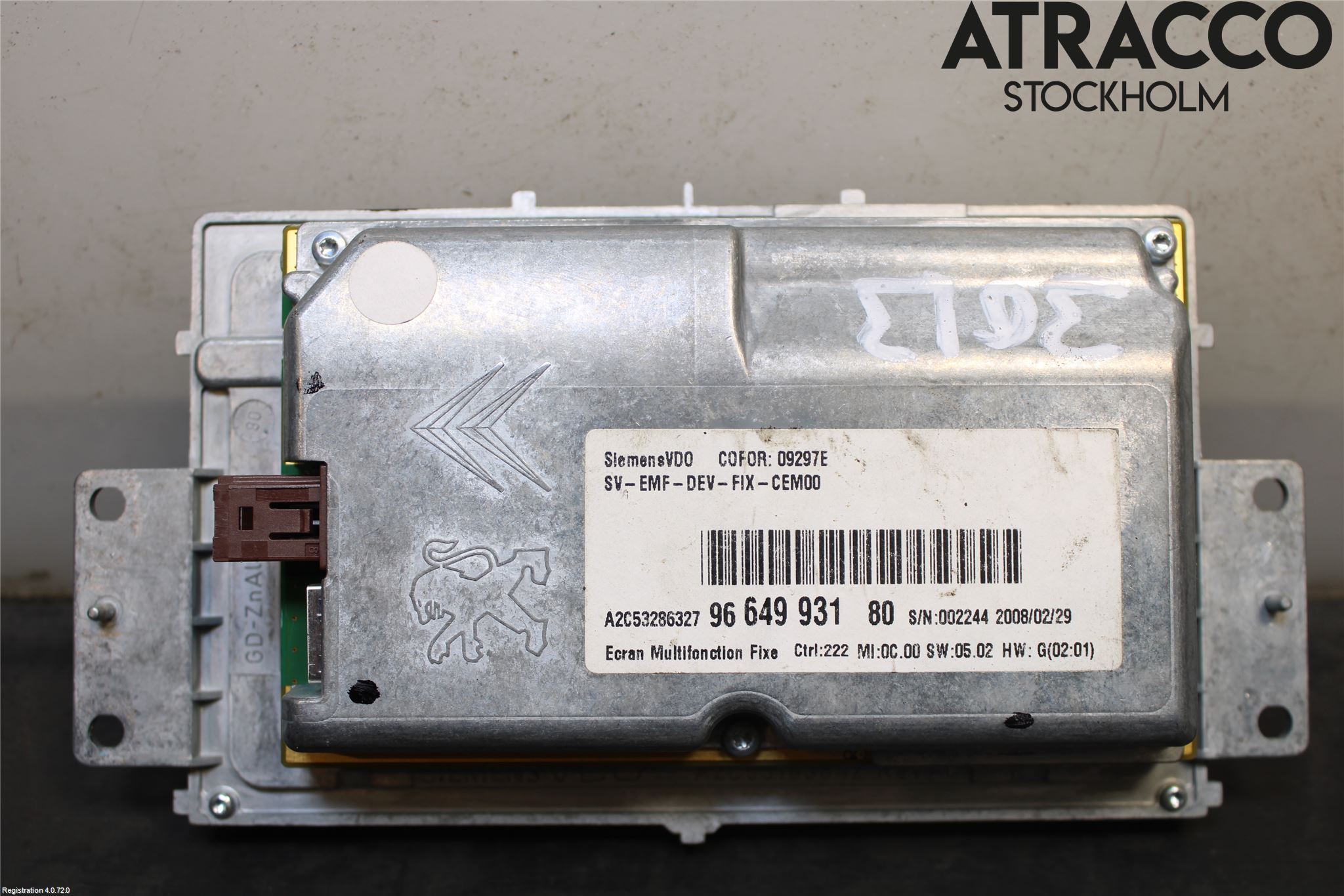 Citroen C4 I   05-10 Cd Radio - Multimediapanel