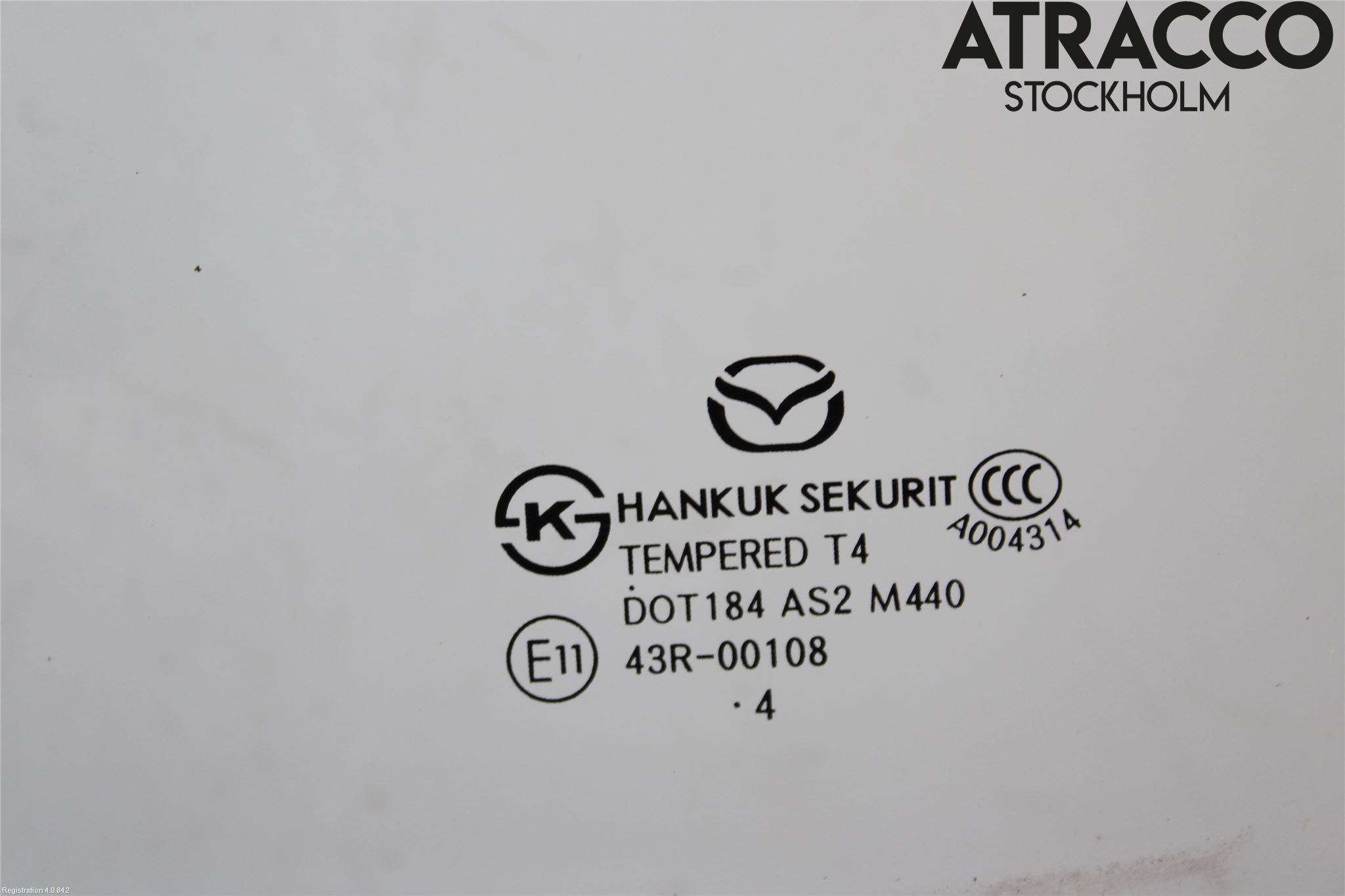 Mazda 3 III 14-19 Dörruta Fram Vänster