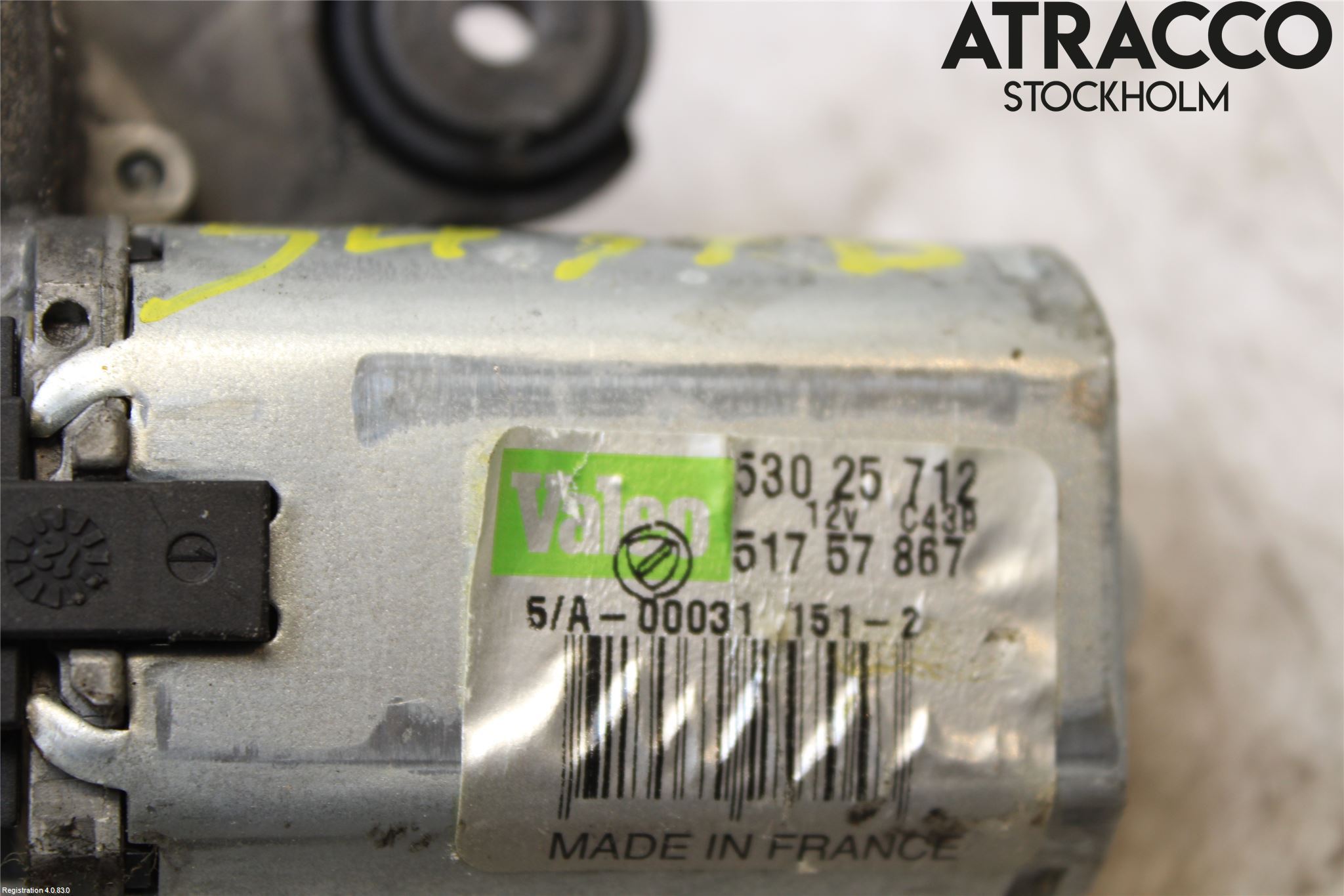 Fiat PUNTO EVO 10-12 Torkarmotor Baklucka