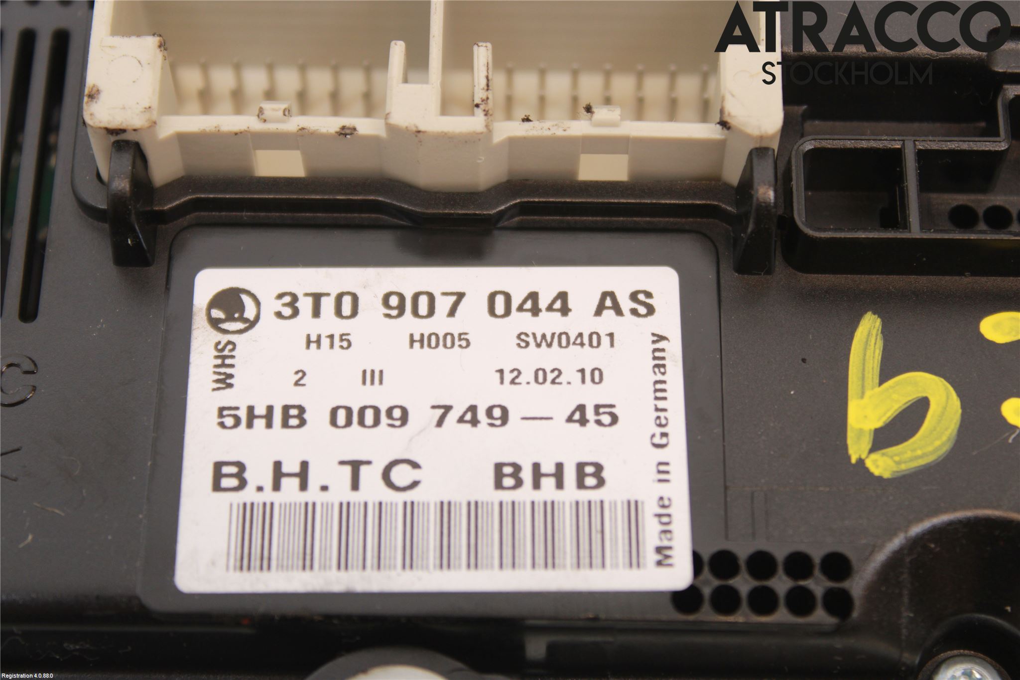 Skoda SUPERB 09-15 Ac Styrenhet Ac Manöveren