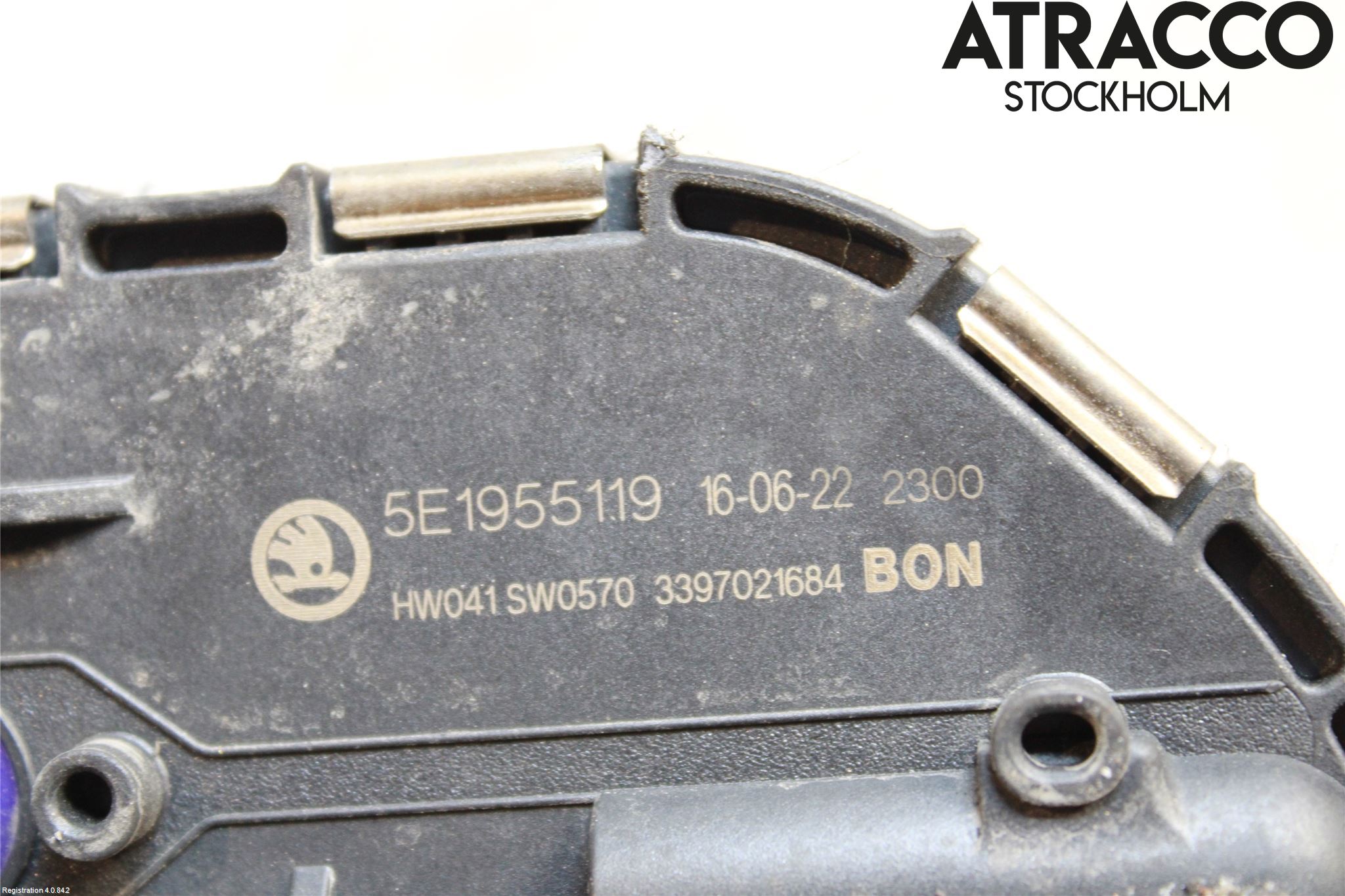 Skoda OCTAVIA (5E) 13-20 Torkarmotor Vindruta