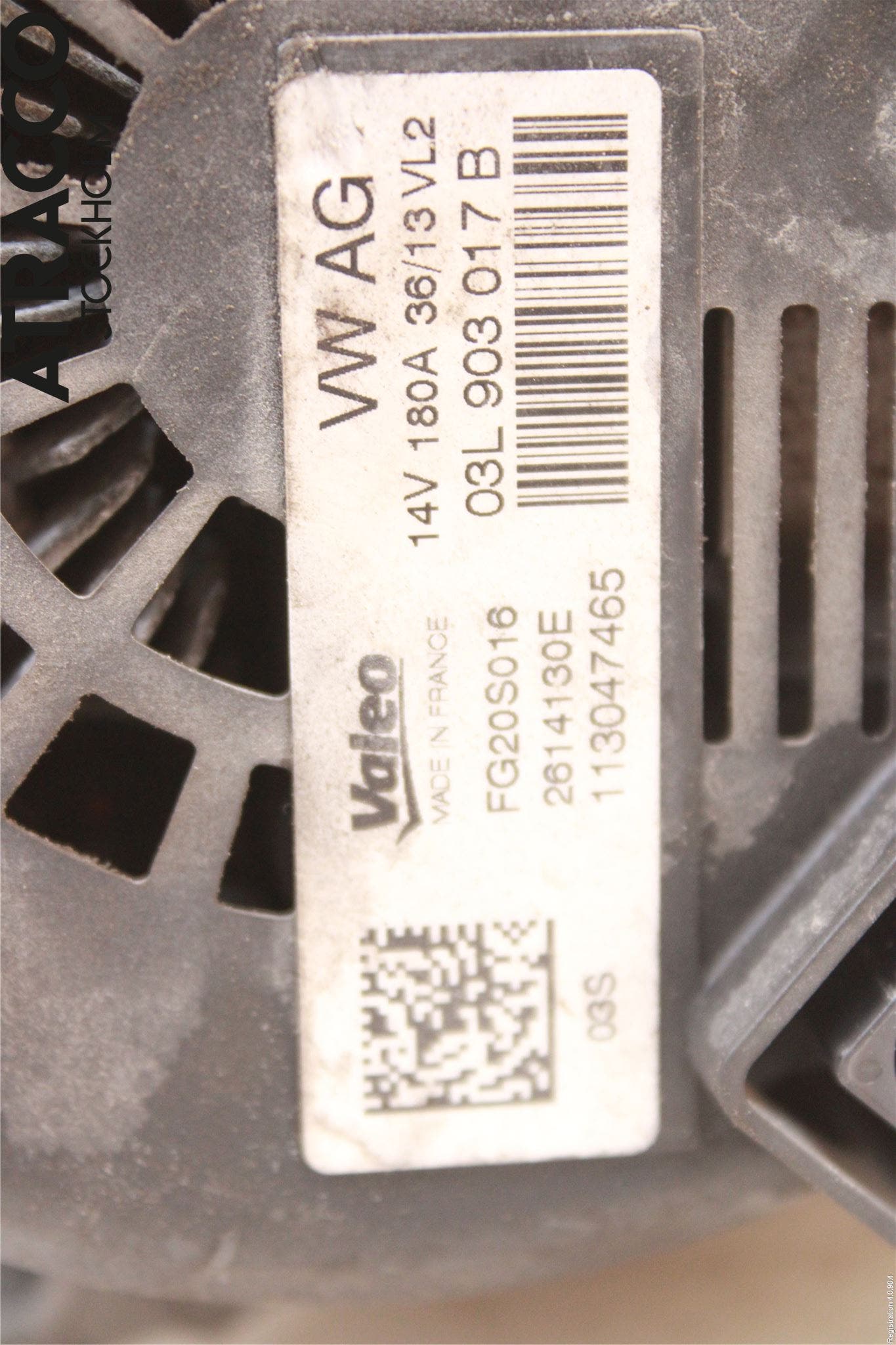 Audi Q5 09-16 Generator