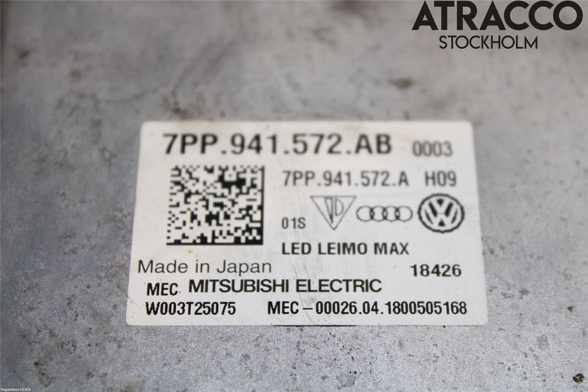 Audi A4/S4 B9 16-19 Styrenhet Strålkastare