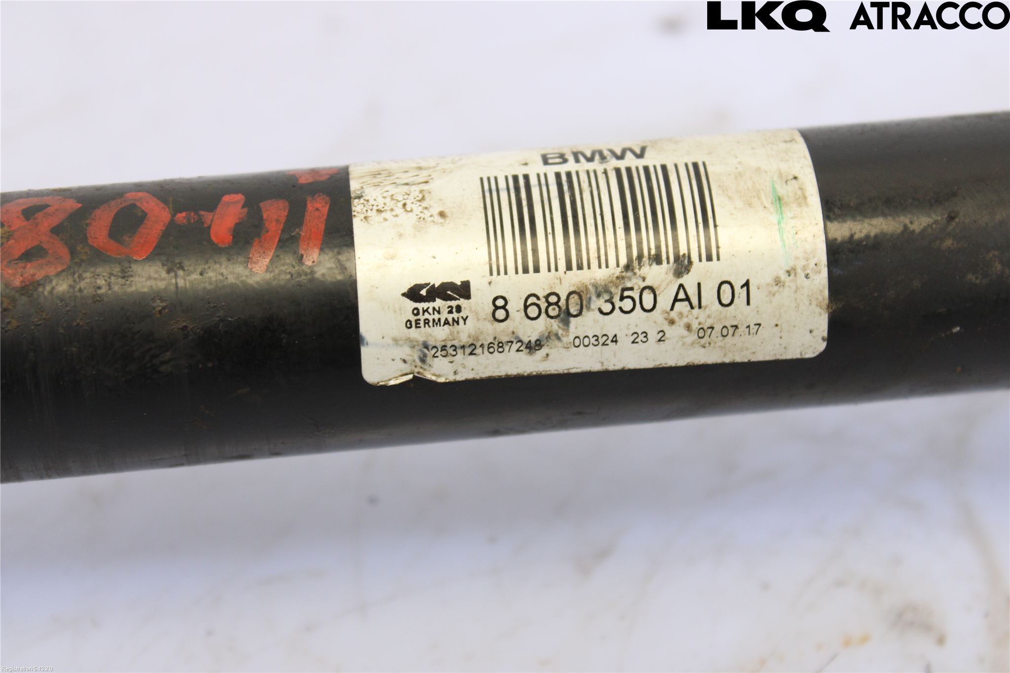 BMW 1 F20/F21 11-19 Drivaxel Bak Höger