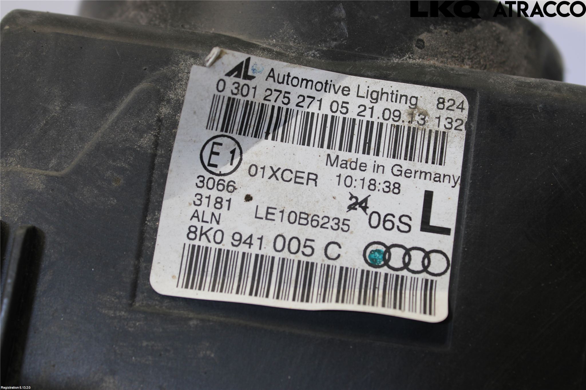 Audi A4 12-15 Strålkastare Vänster