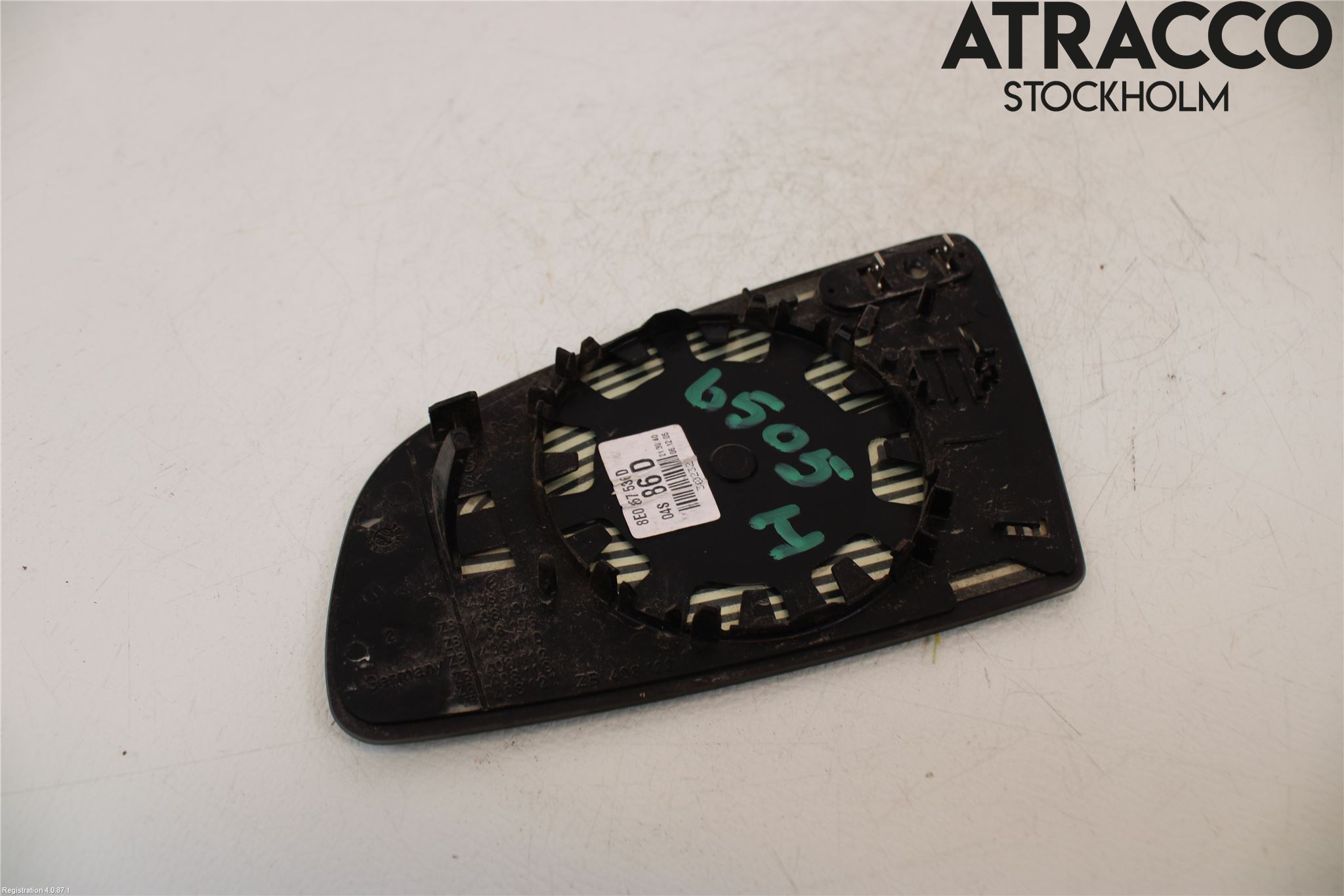 Audi A4/S4 05-07 Spegelglas Hö