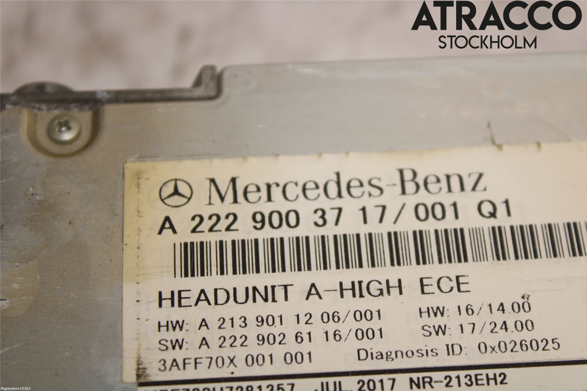 Mercedes-Benz MB E-KLASS (W213) 16-23 Cd Radio - Multimediapanel