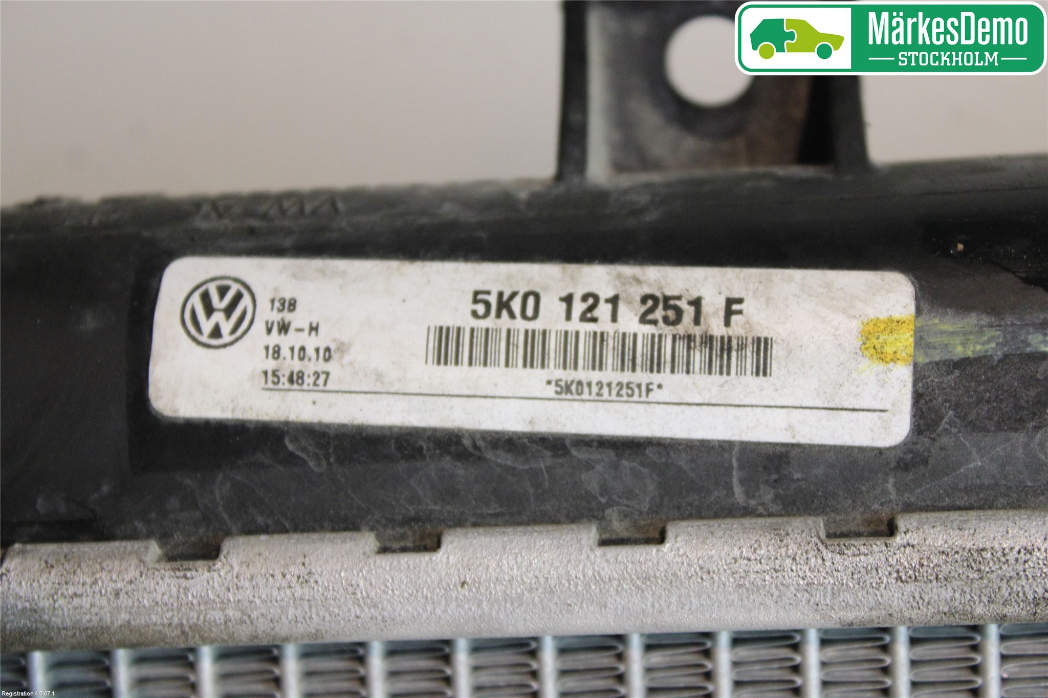 Skoda SUPERB 09-15 Kylare Aut