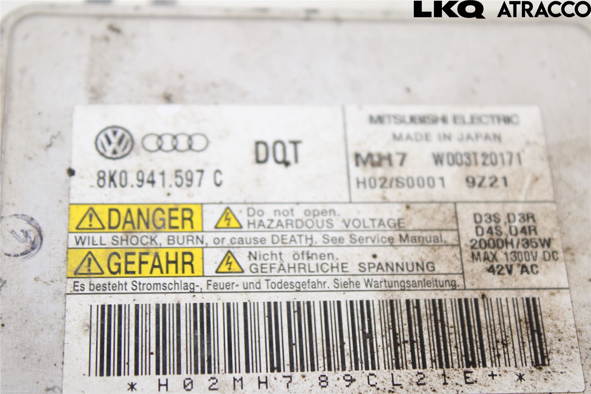 Audi A3/S3 05-13 Styrenhet Strålkastare