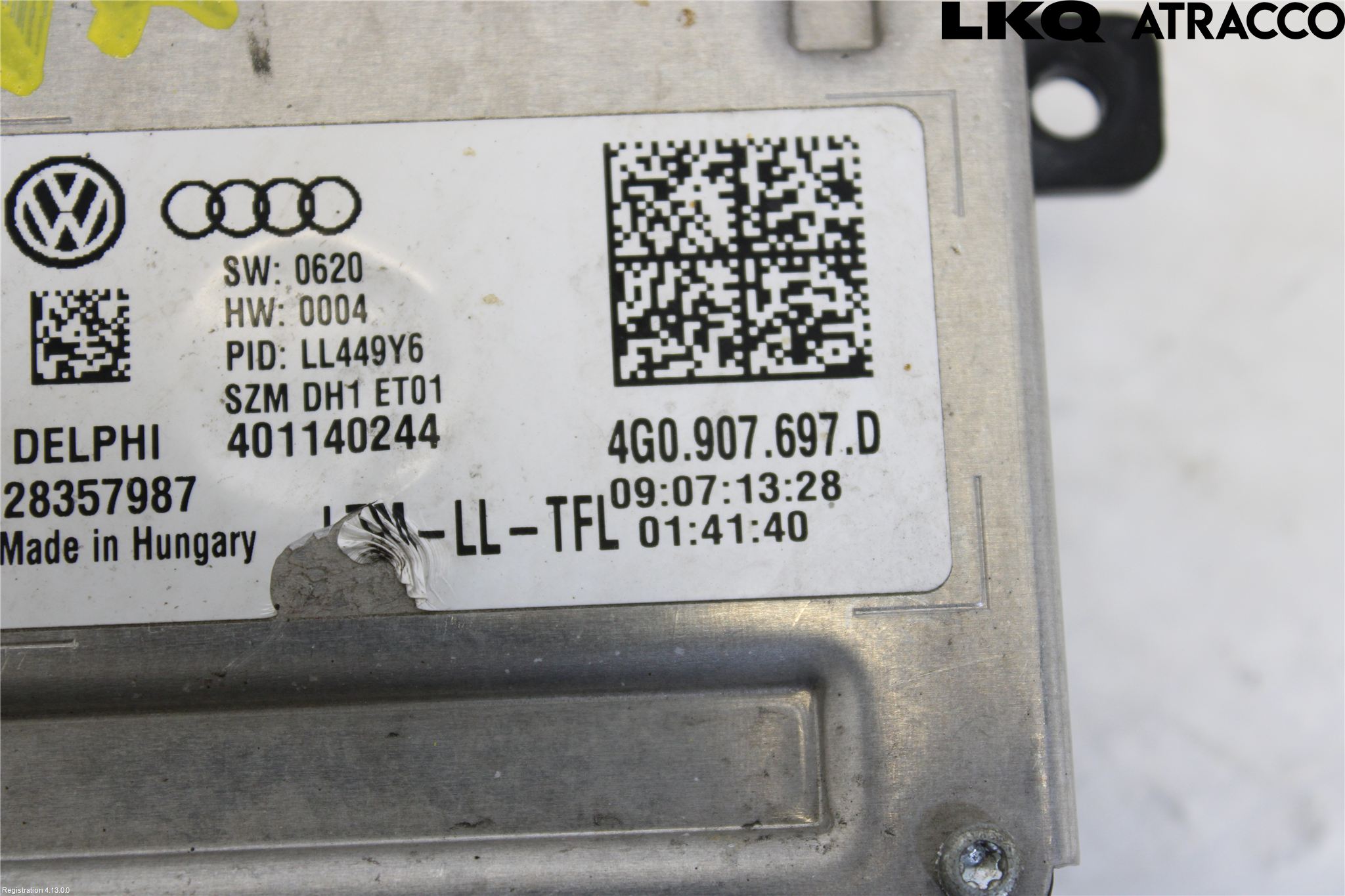 Audi A6/S6 4G 11-18 Styrenhet Strålkastare