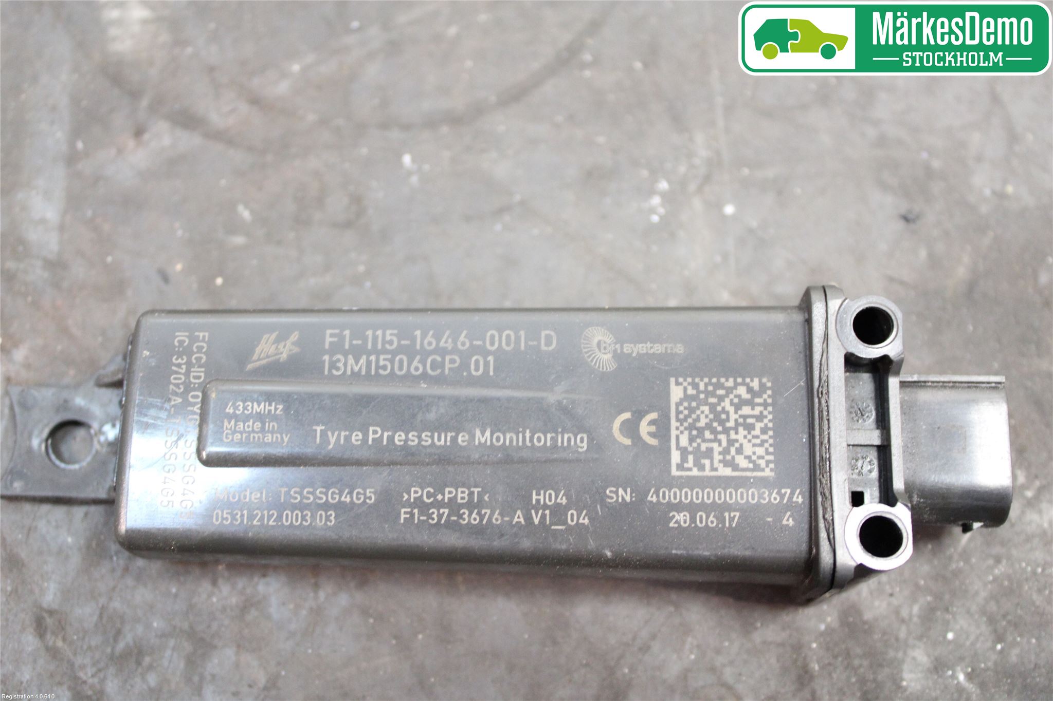 McLAREN Givare Däcktryck