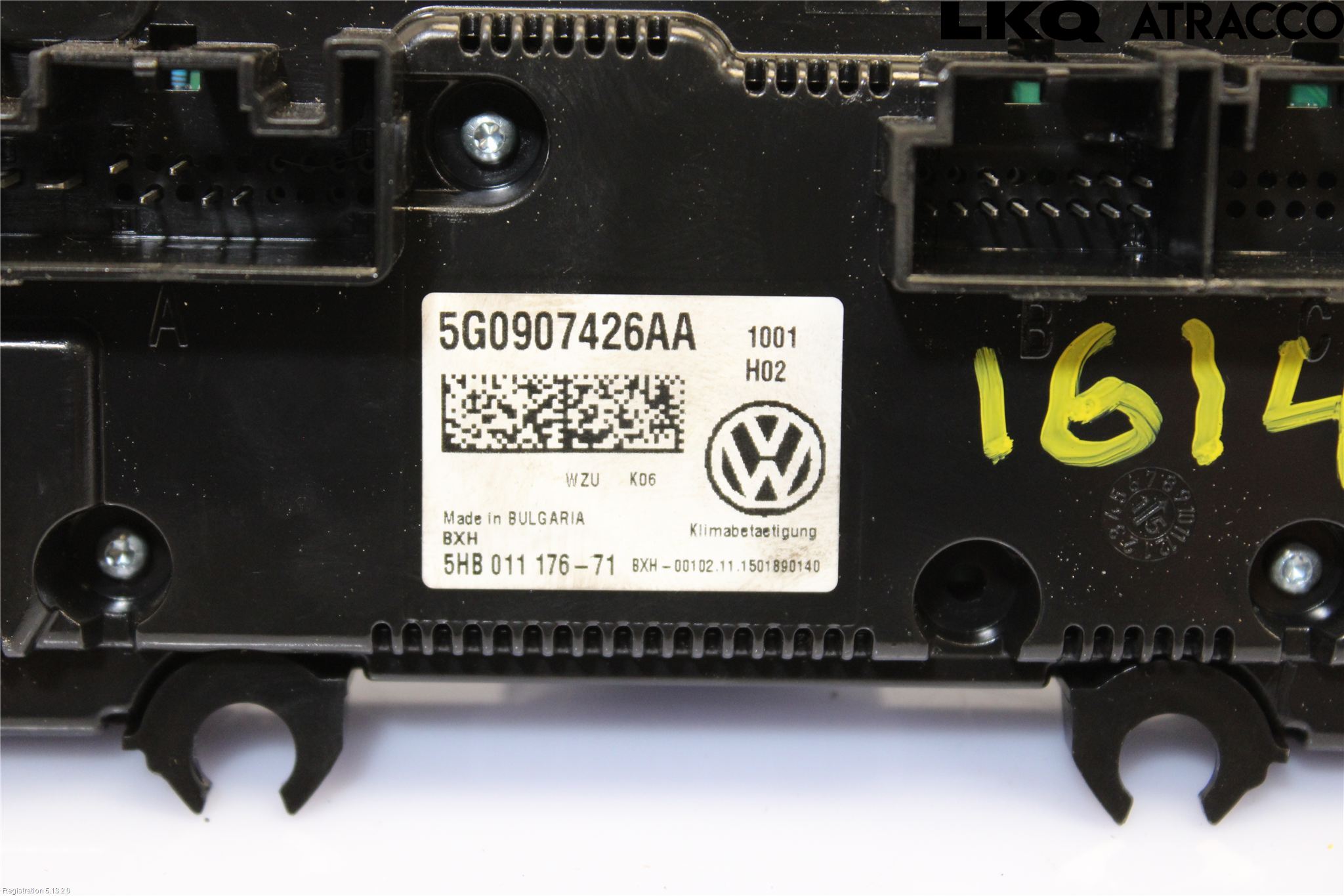 Volkswagen VW GOLF / E-GOLF VII 13-20 Värmereglage