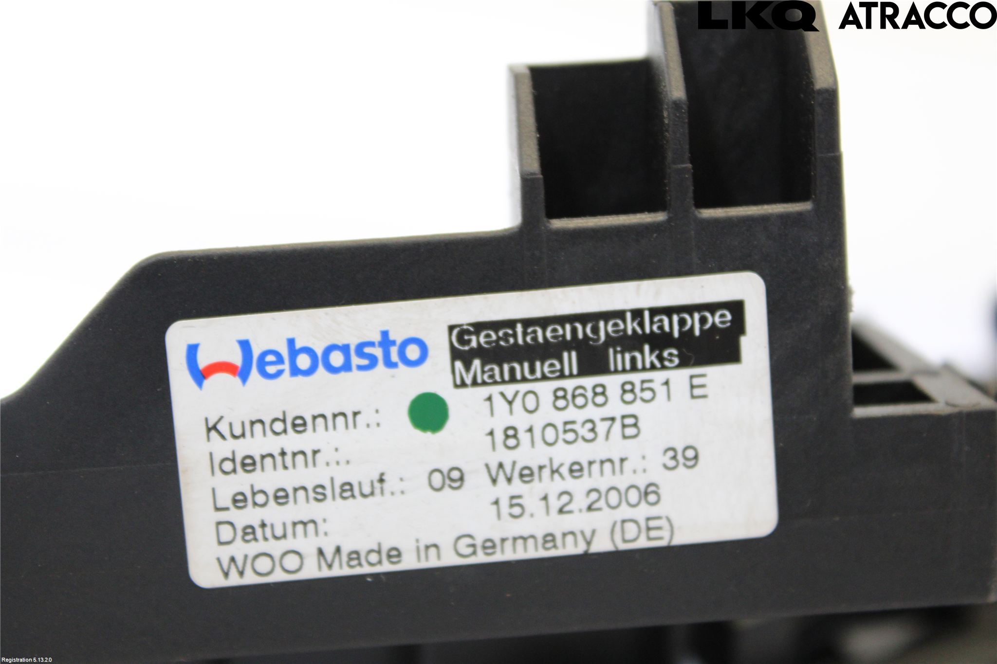 Volkswagen VW BEETLE 98-10 Taklucka
