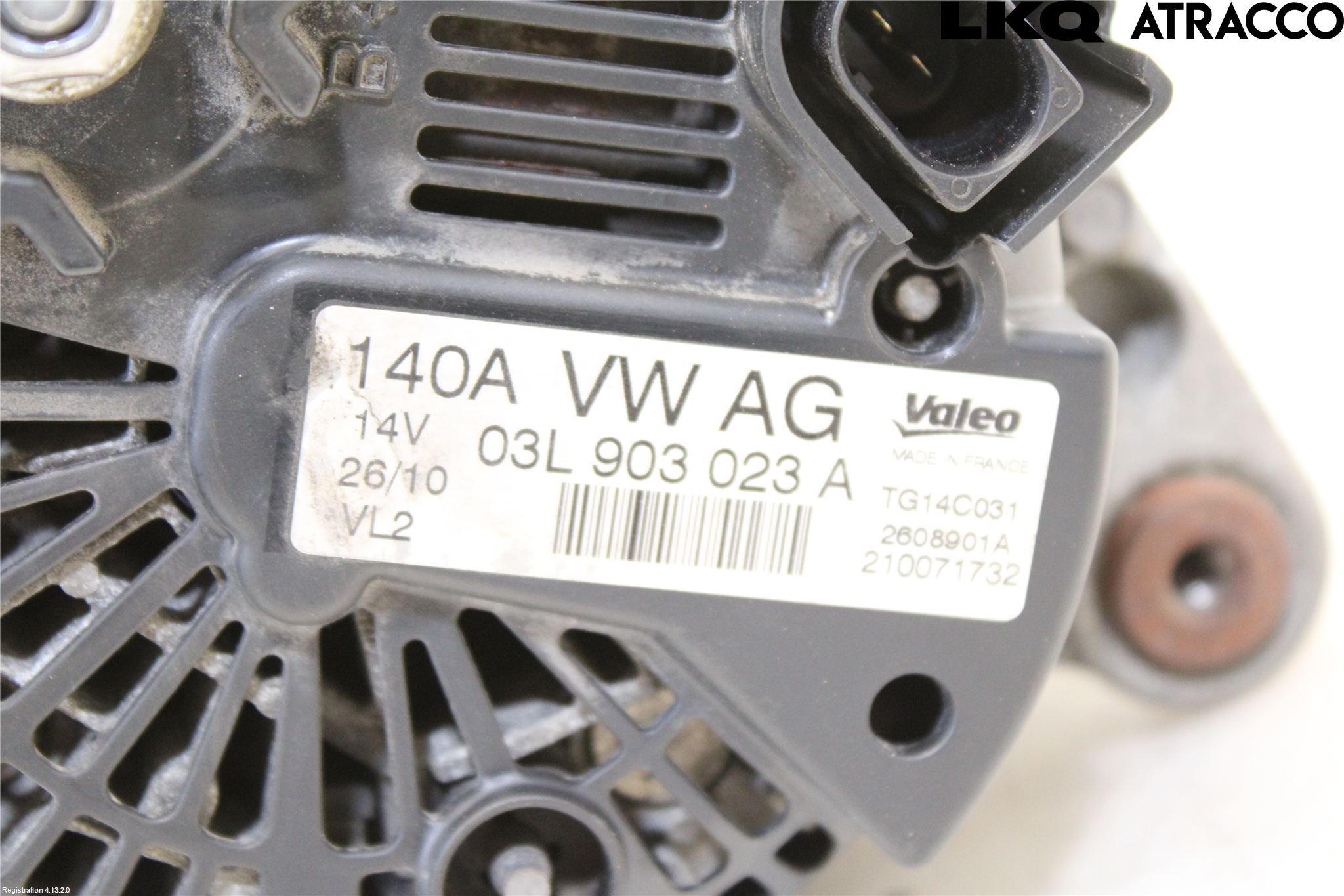 Volkswagen VW GOLF VI 09-13 Generator