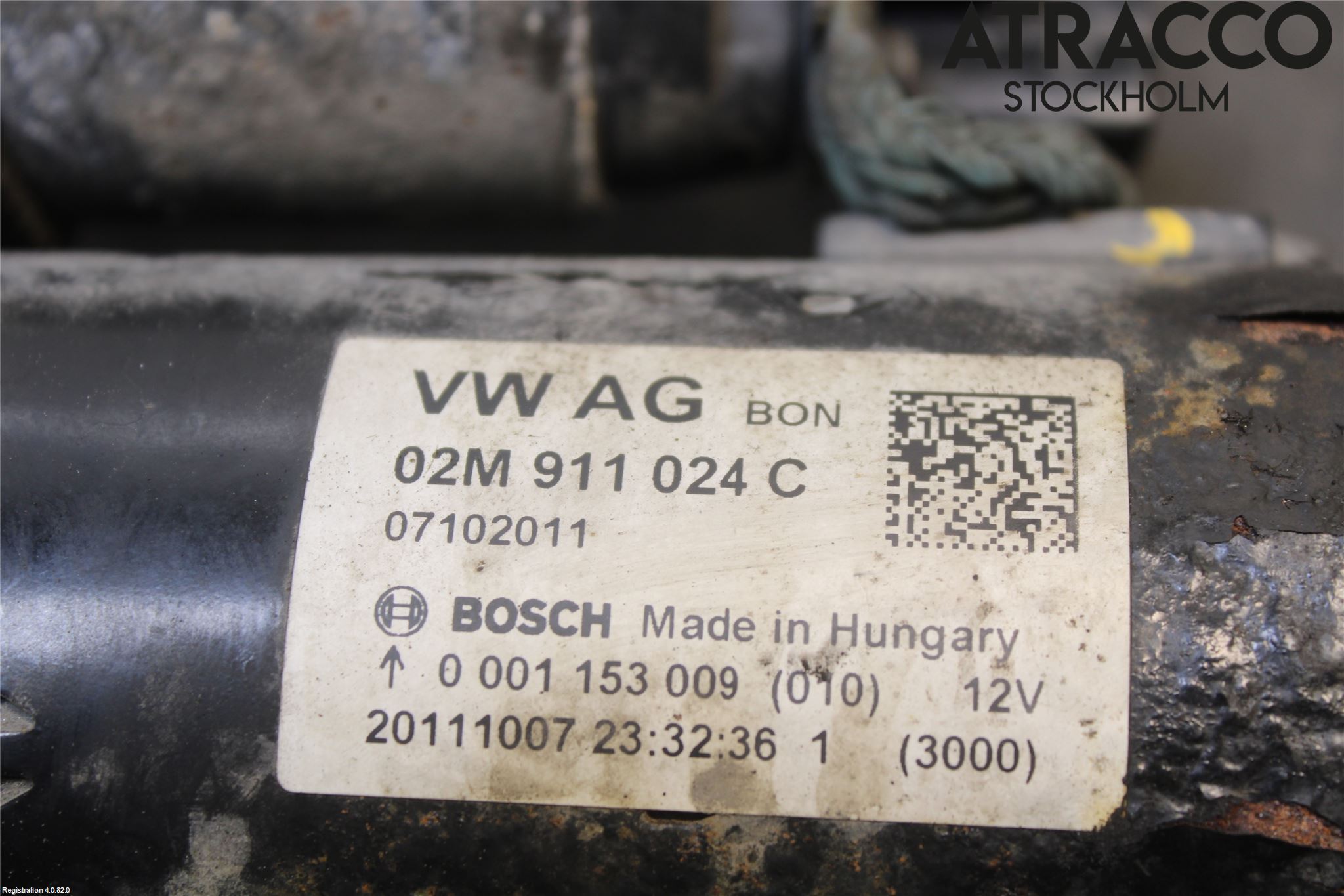 Volkswagen VW PASSAT 11-14 Startmotor Diesel