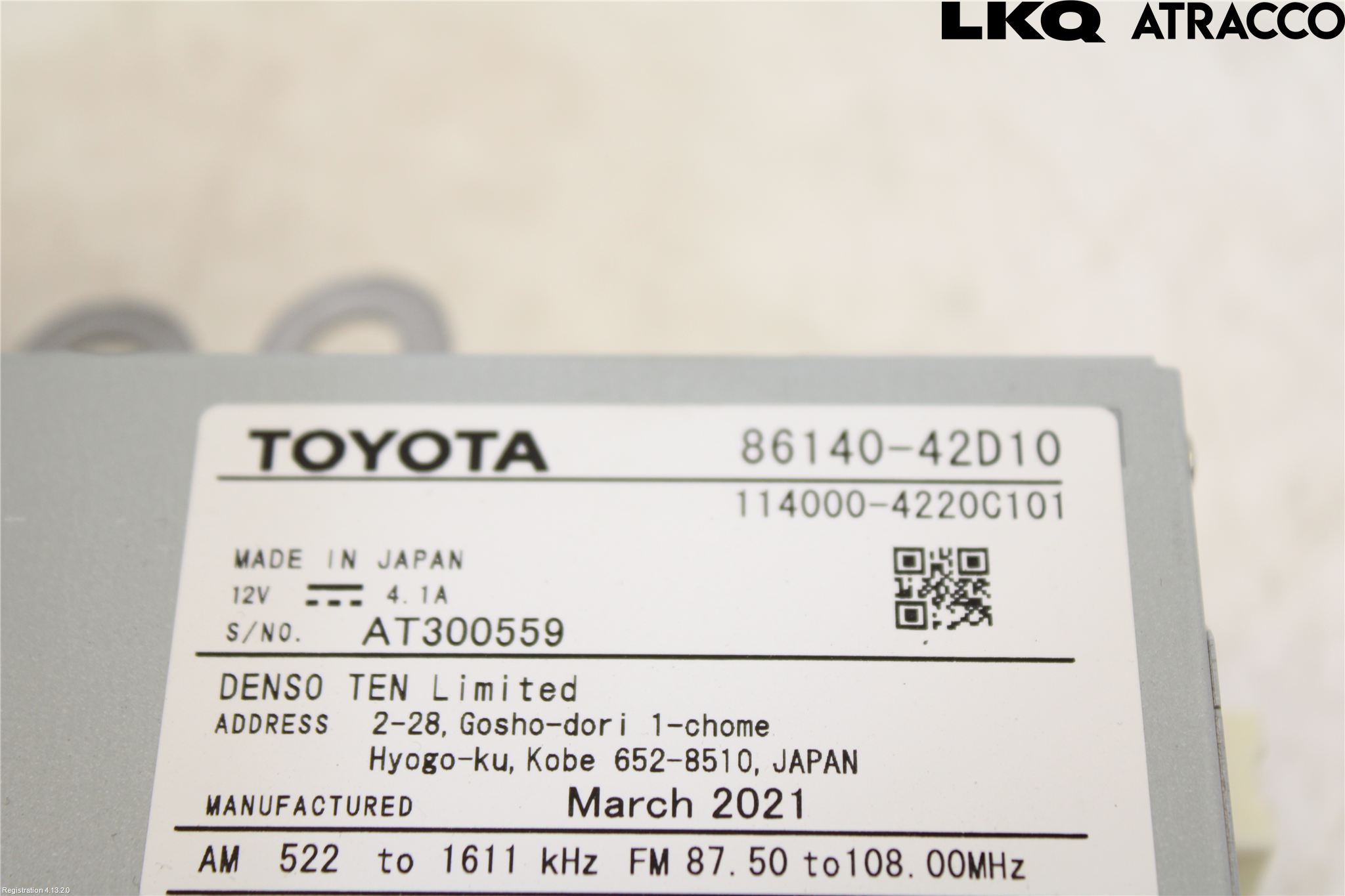 Toyota RAV4 19- Cd Radio - Multimediapanel