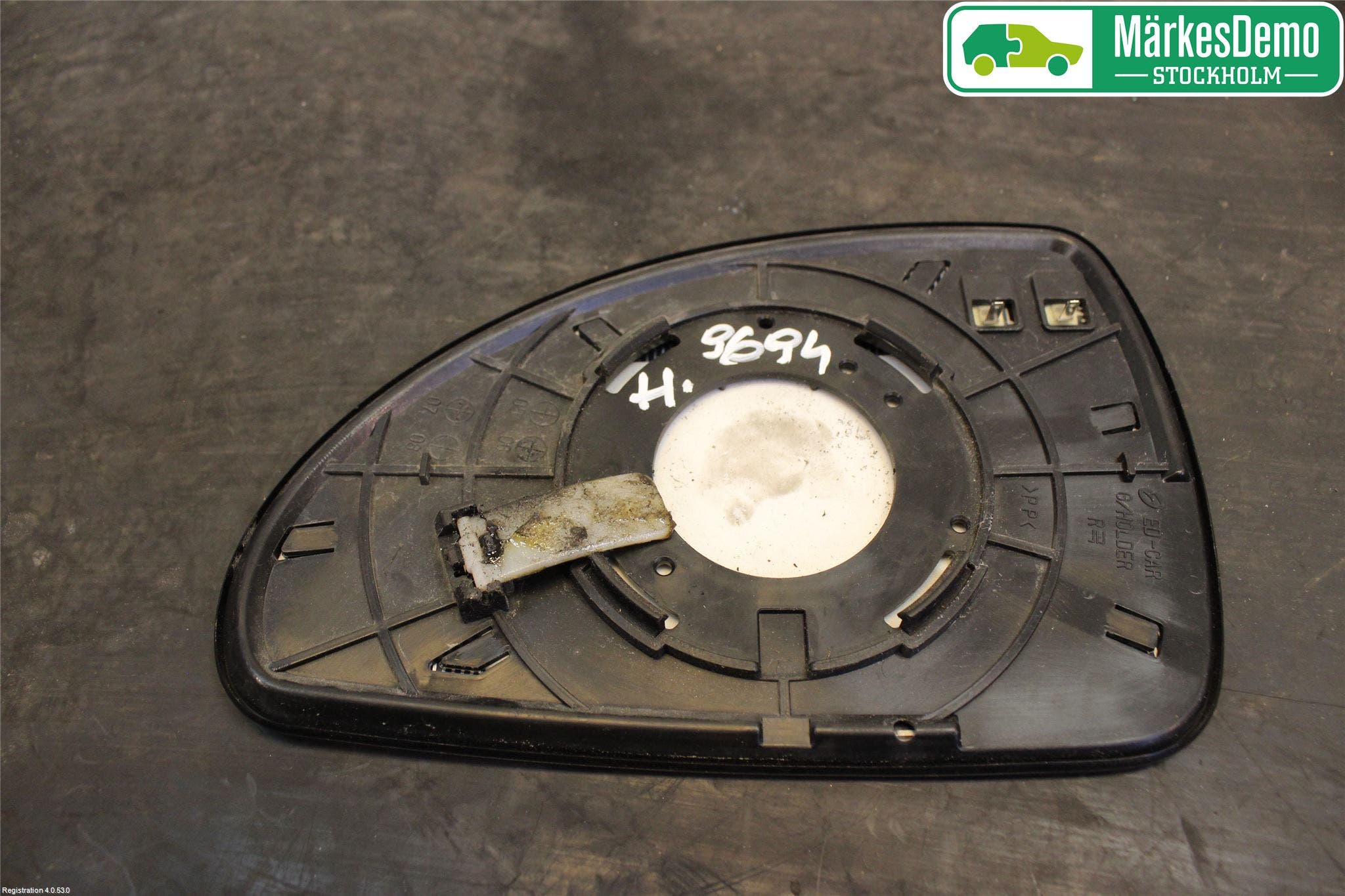 Kia CEED 06-12 Spegelglas Hö