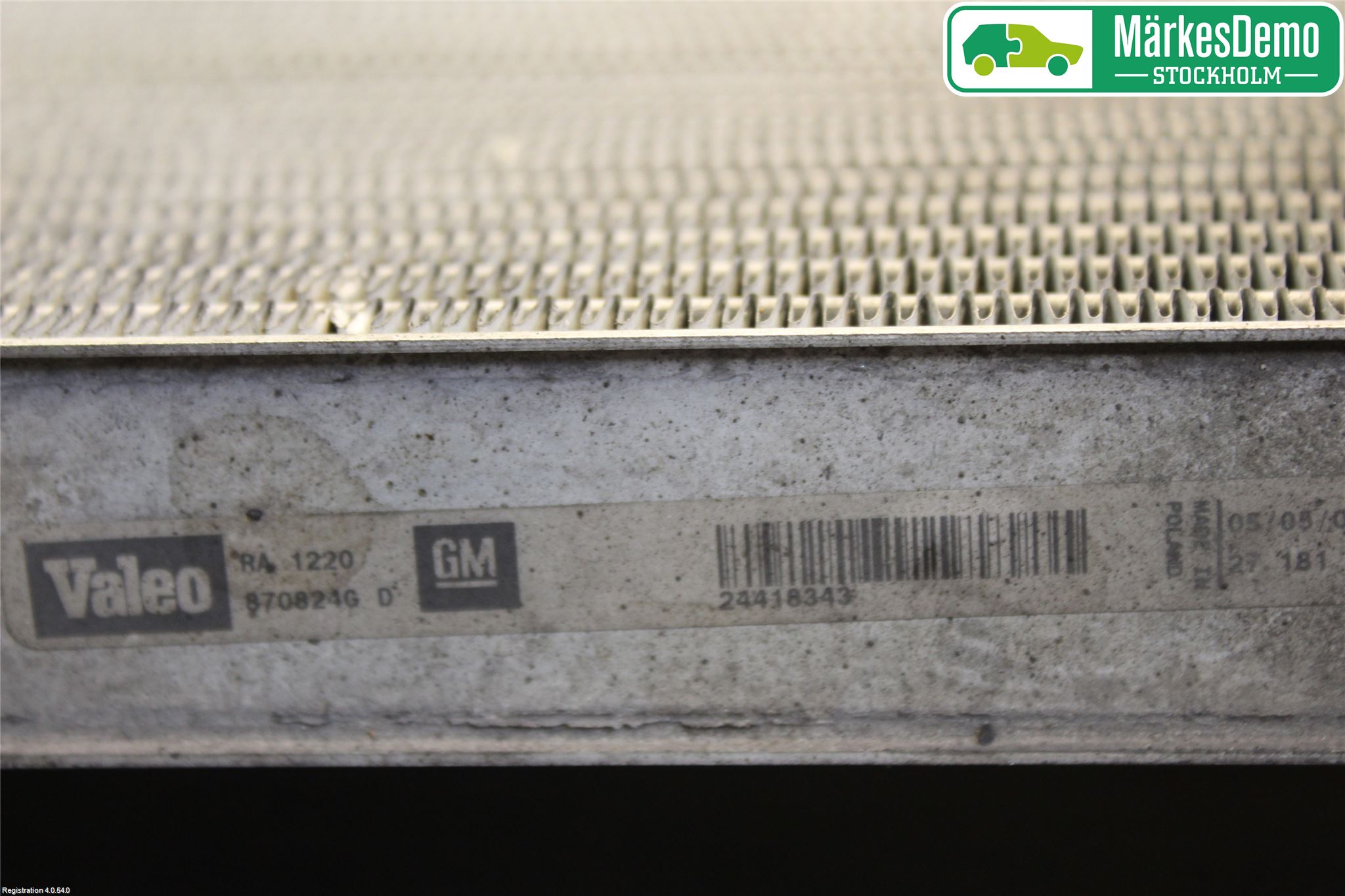 Opel VECTRA C 02-05 Kylare Man