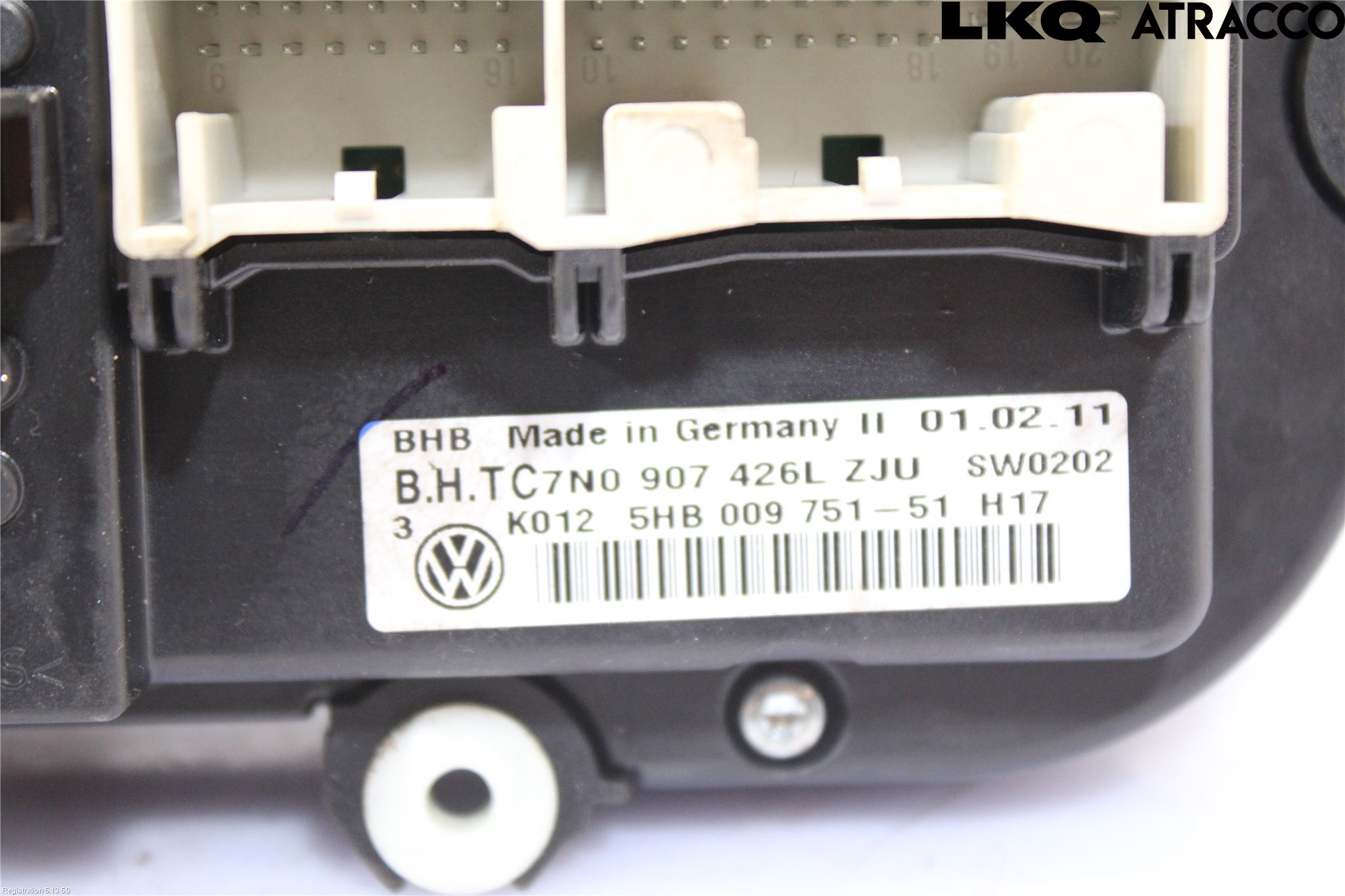 Volkswagen VW GOLF VI 09-13 Ac Styrenhet Ac Manöveren