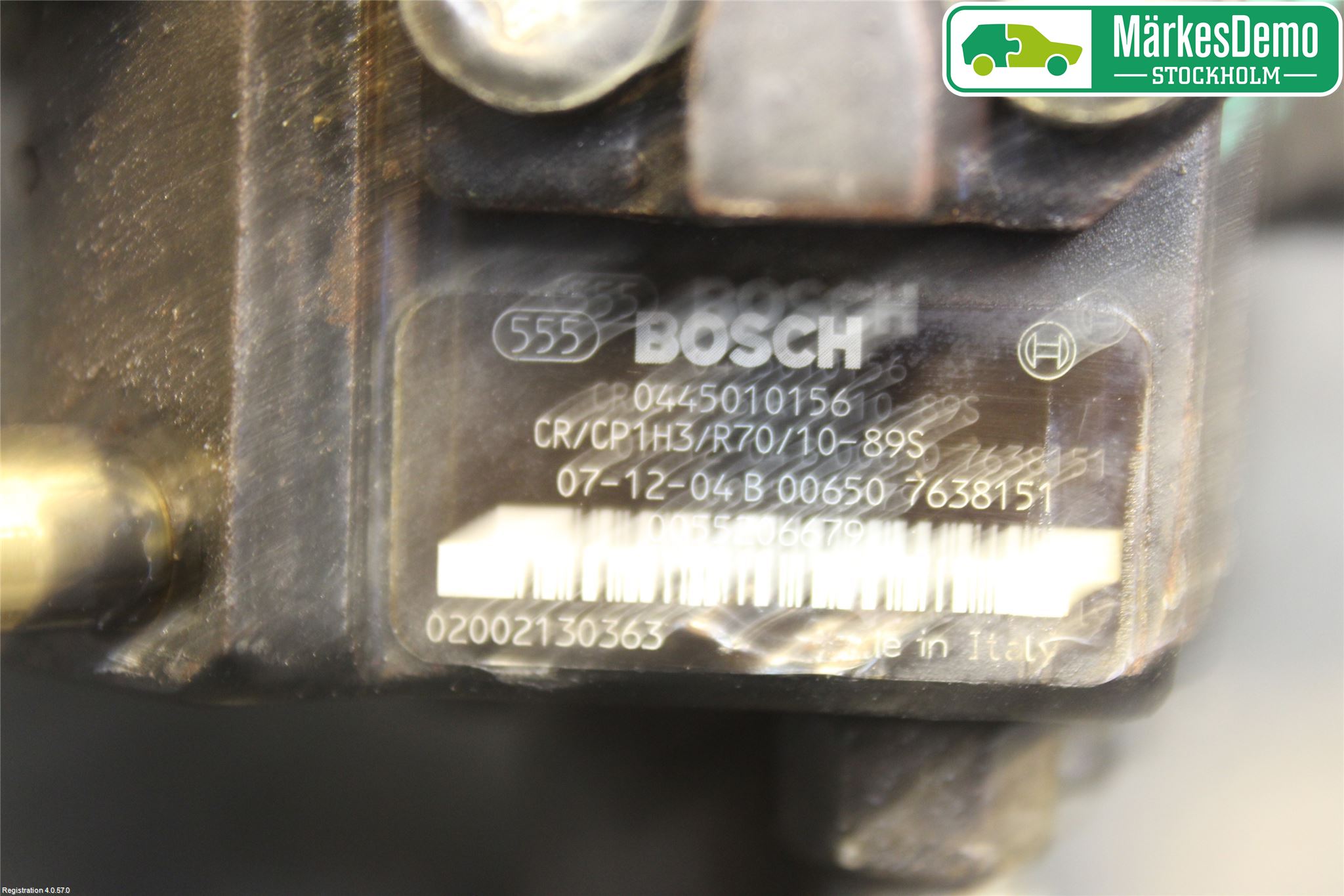 Saab 9-3 VER2/VER3 08-15 Bränsle Insppump Diesel