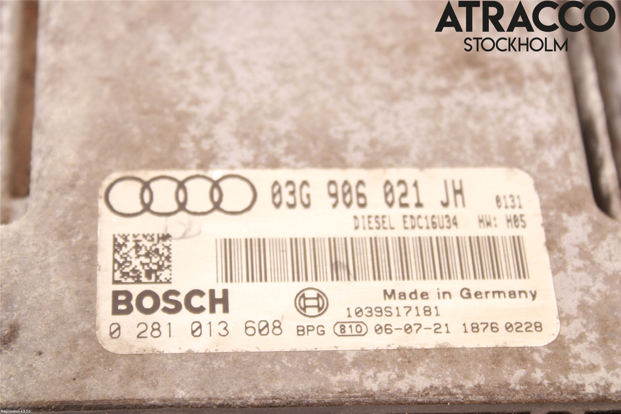 Audi A3/S3 05-13 Styrenhet Inspump Diesel