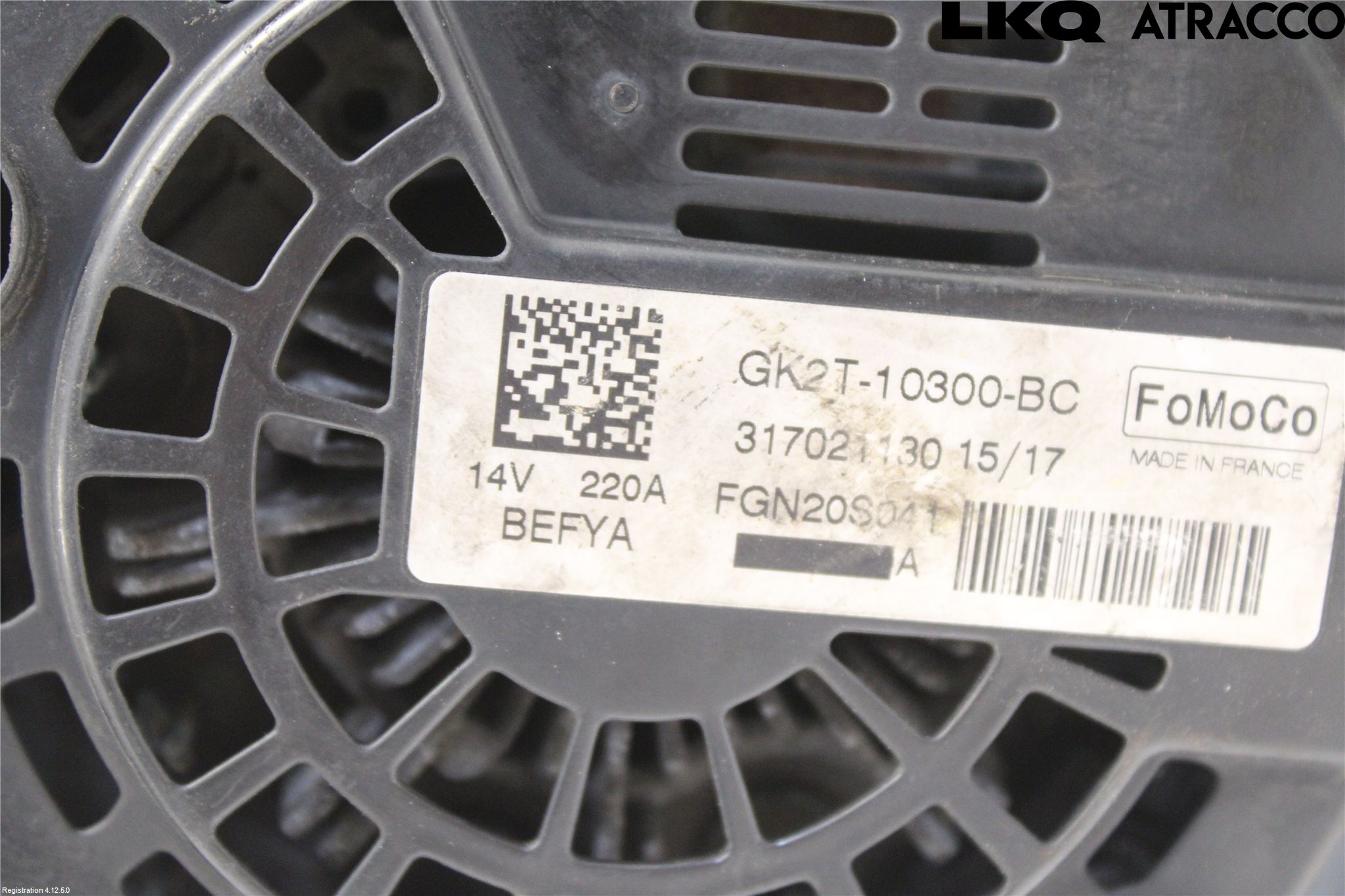 Ford TRANSIT SKÅP/BUSS 14-22 Generator