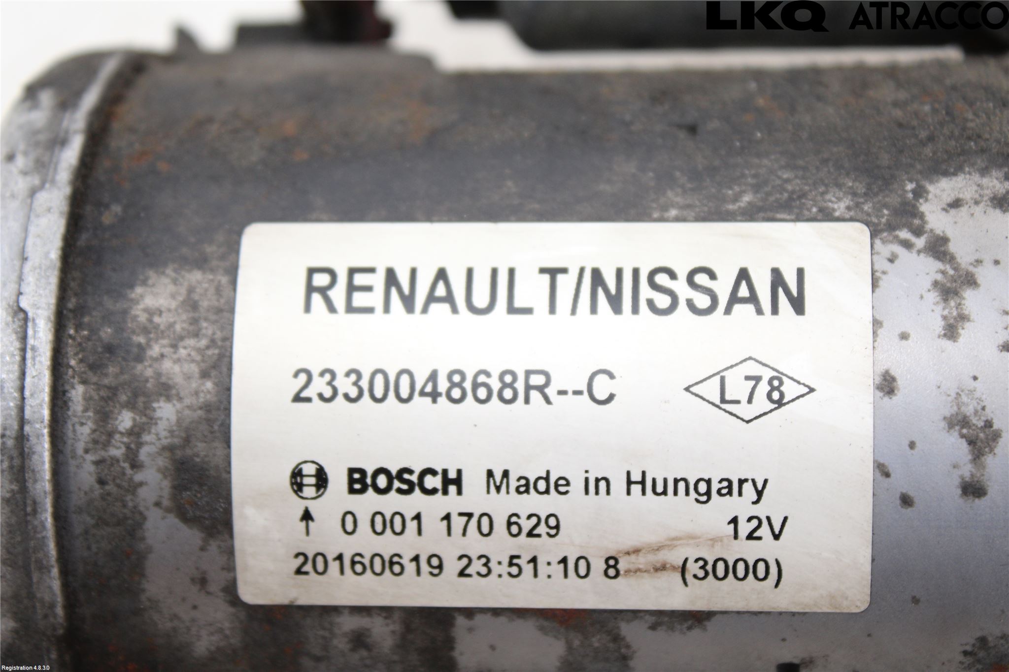 Renault KADJAR 15- Startmotor Diesel