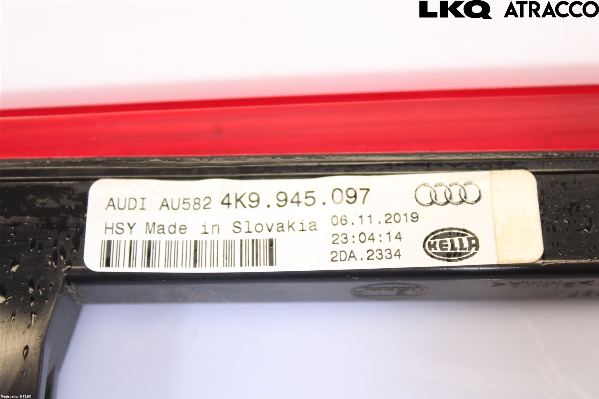 Audi A6 F2/C8 19- Bromsljus Bakruta