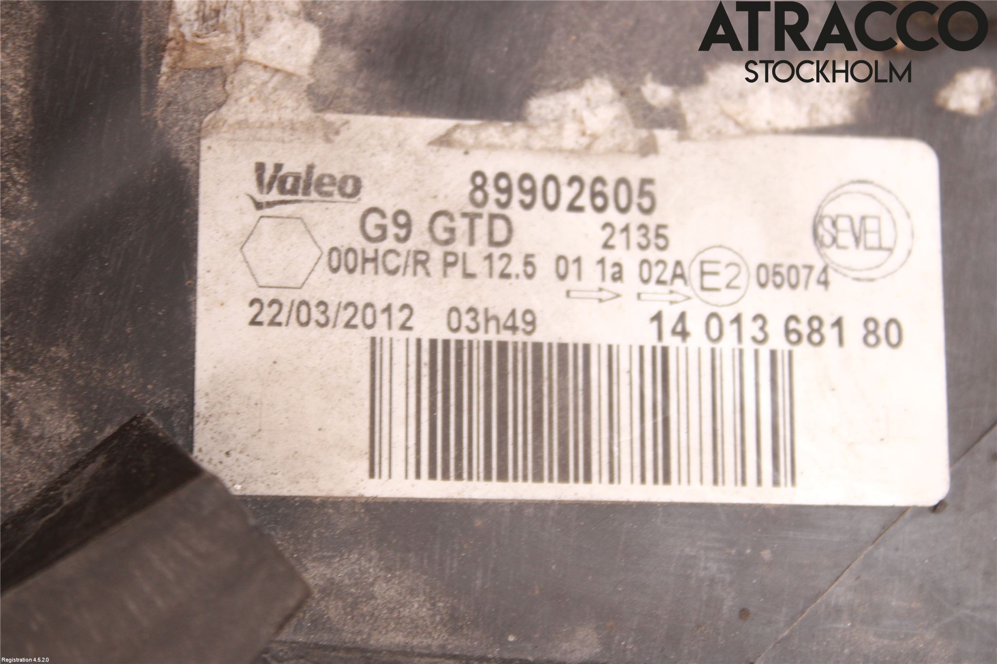 Peugeot EXPERT 07-14 Strålkastare Vänster