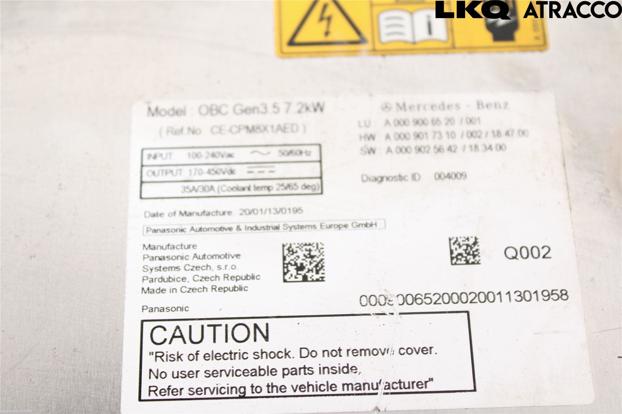 Mercedes-Benz MB GLE-KLASS (W167/V167/C167) 19- Batteriladdare Högspänning