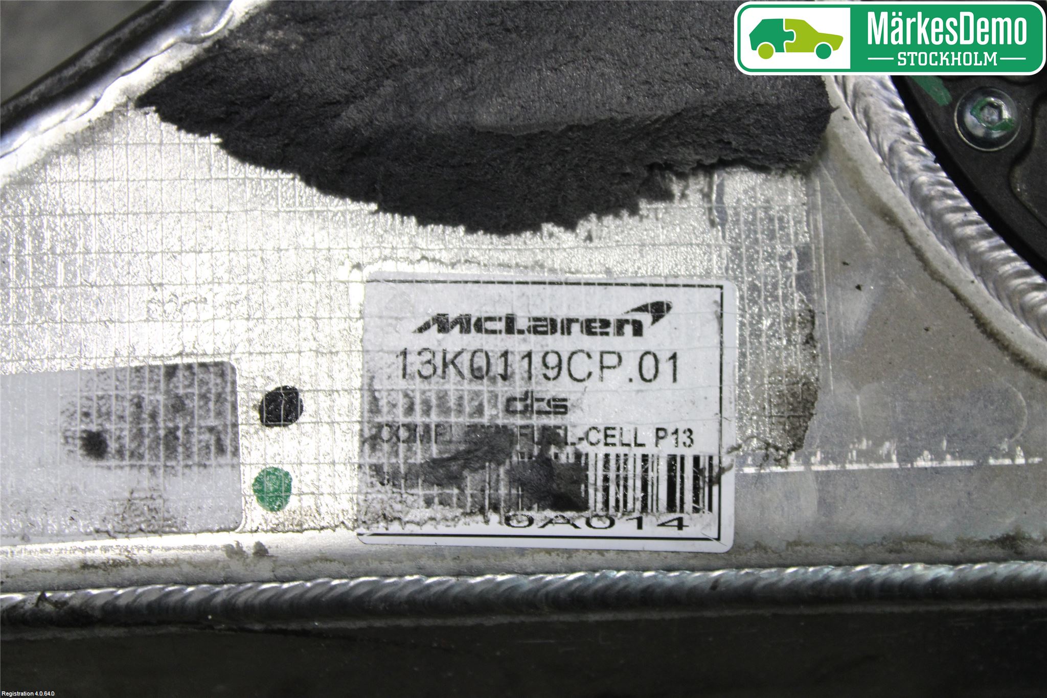 McLAREN Bränsletank