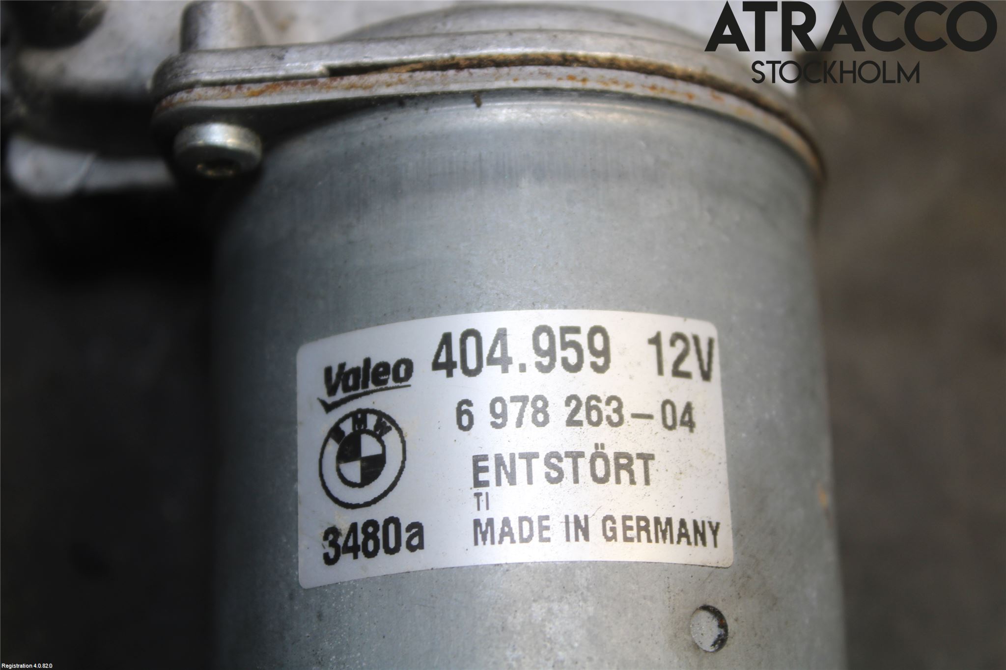 BMW 3 E90/91 SED/TOU 05-12 Torkarmotor Vindruta