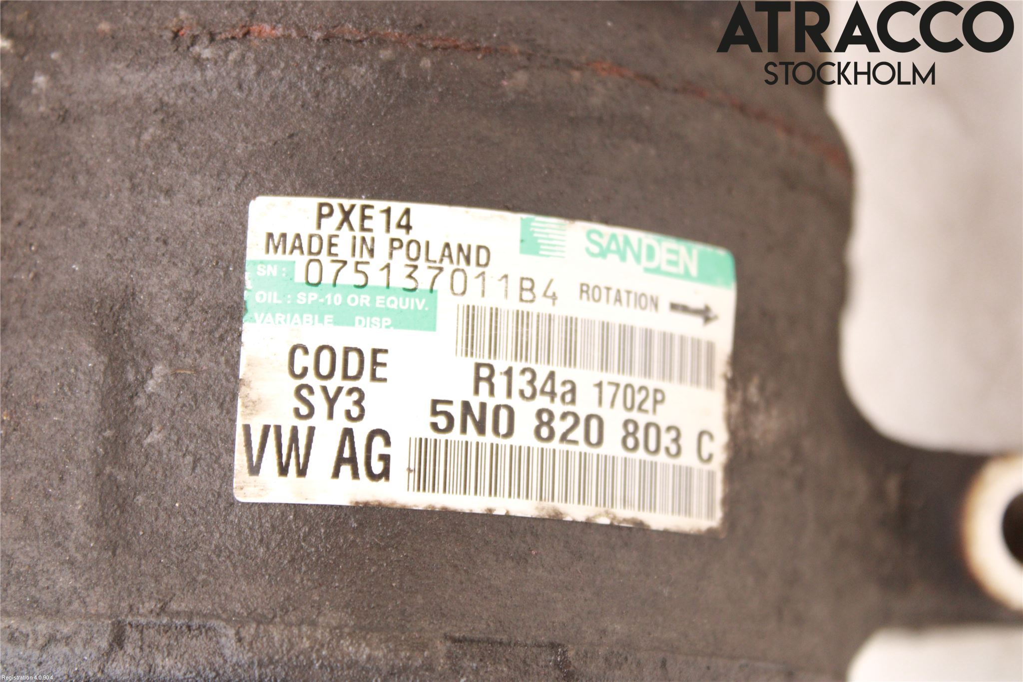 Skoda FABIA 07-14 Ac Kompressor