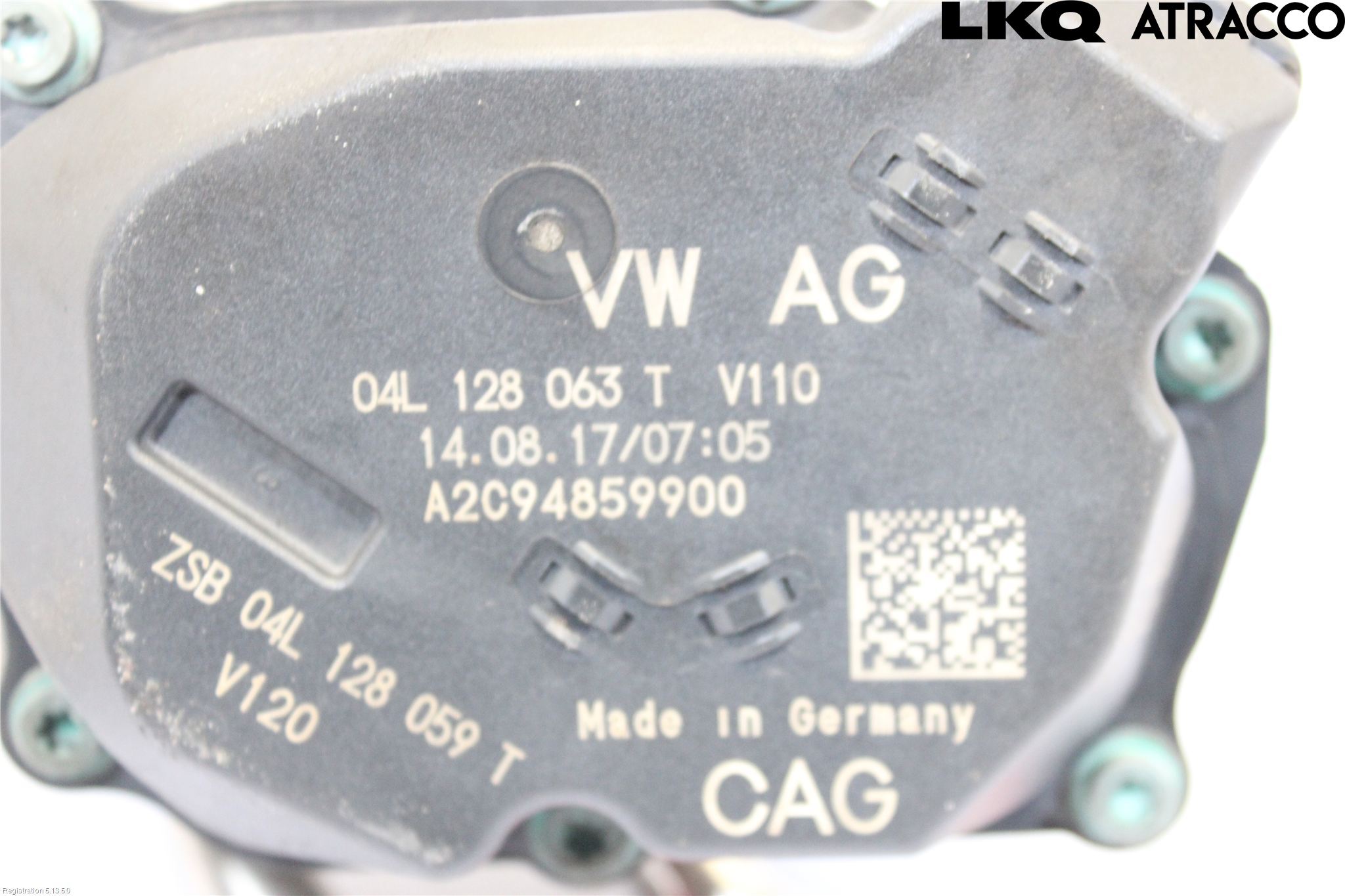 Volkswagen VW GOLF / E-GOLF VII 13-20 Injspjällhus