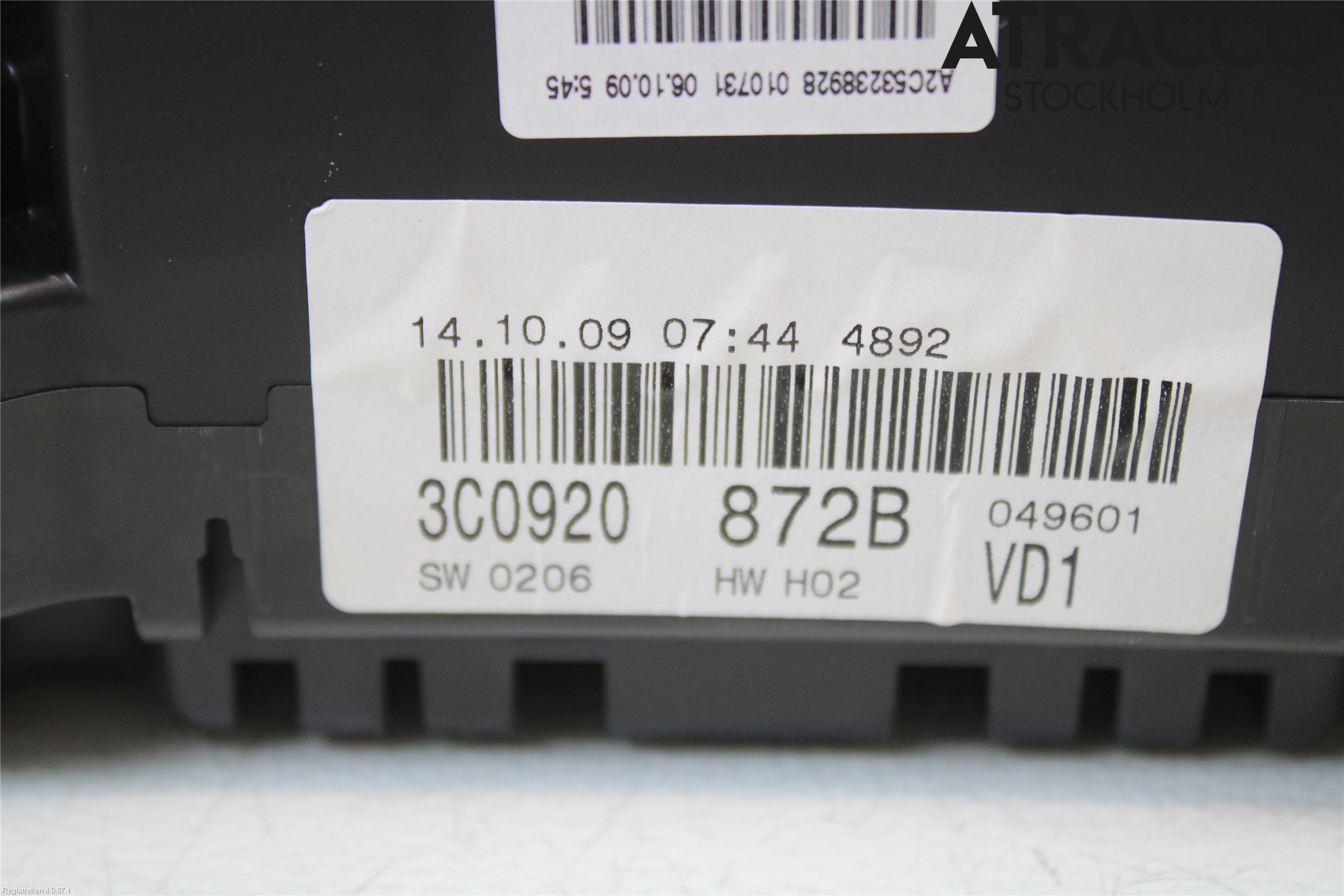 Volkswagen VW PASSAT 05-11 Instrument Komb