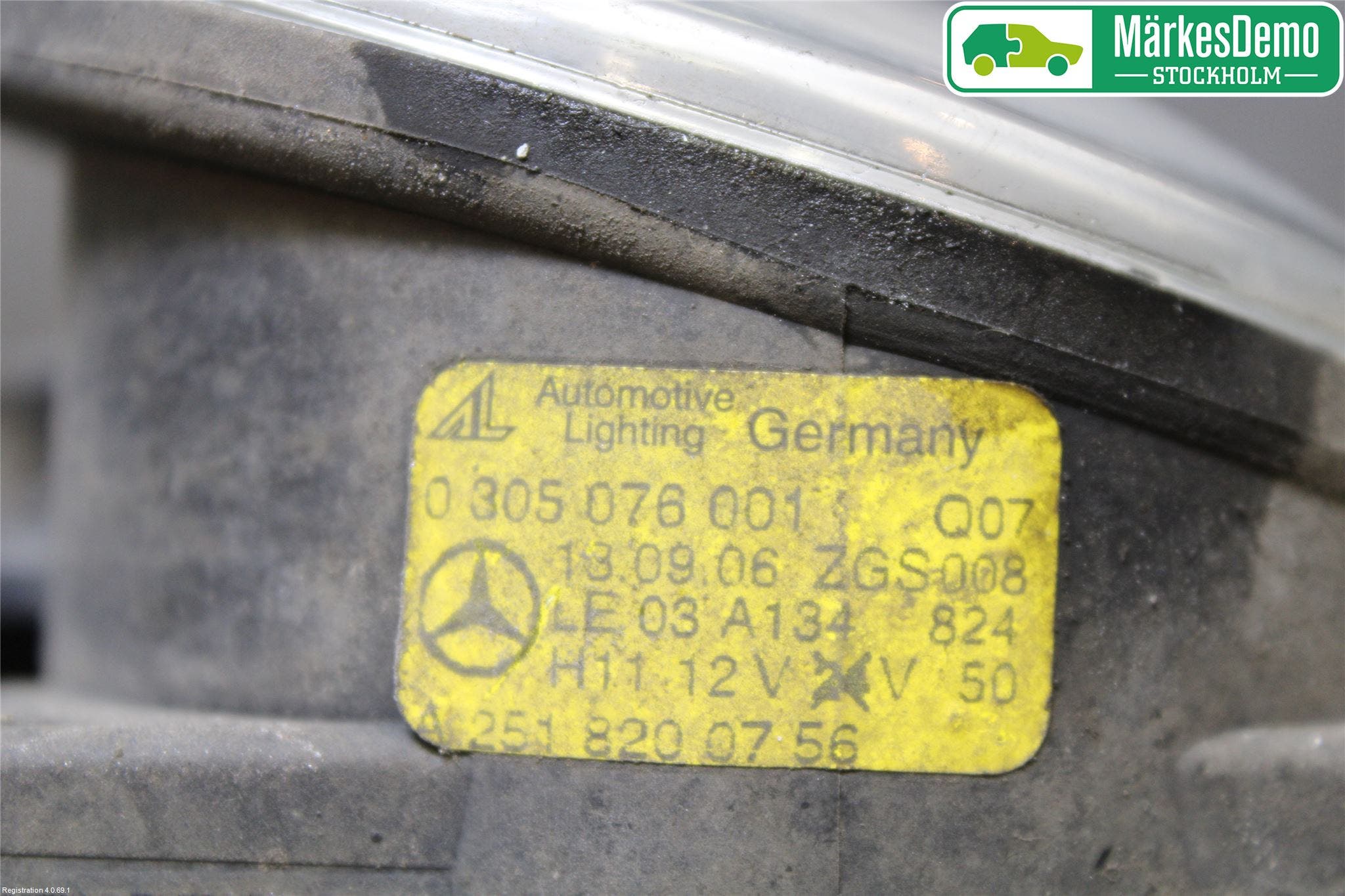 Mercedes-Benz MB B-KLASS (W245) 05-12 Dimljus-Varselljus Fram