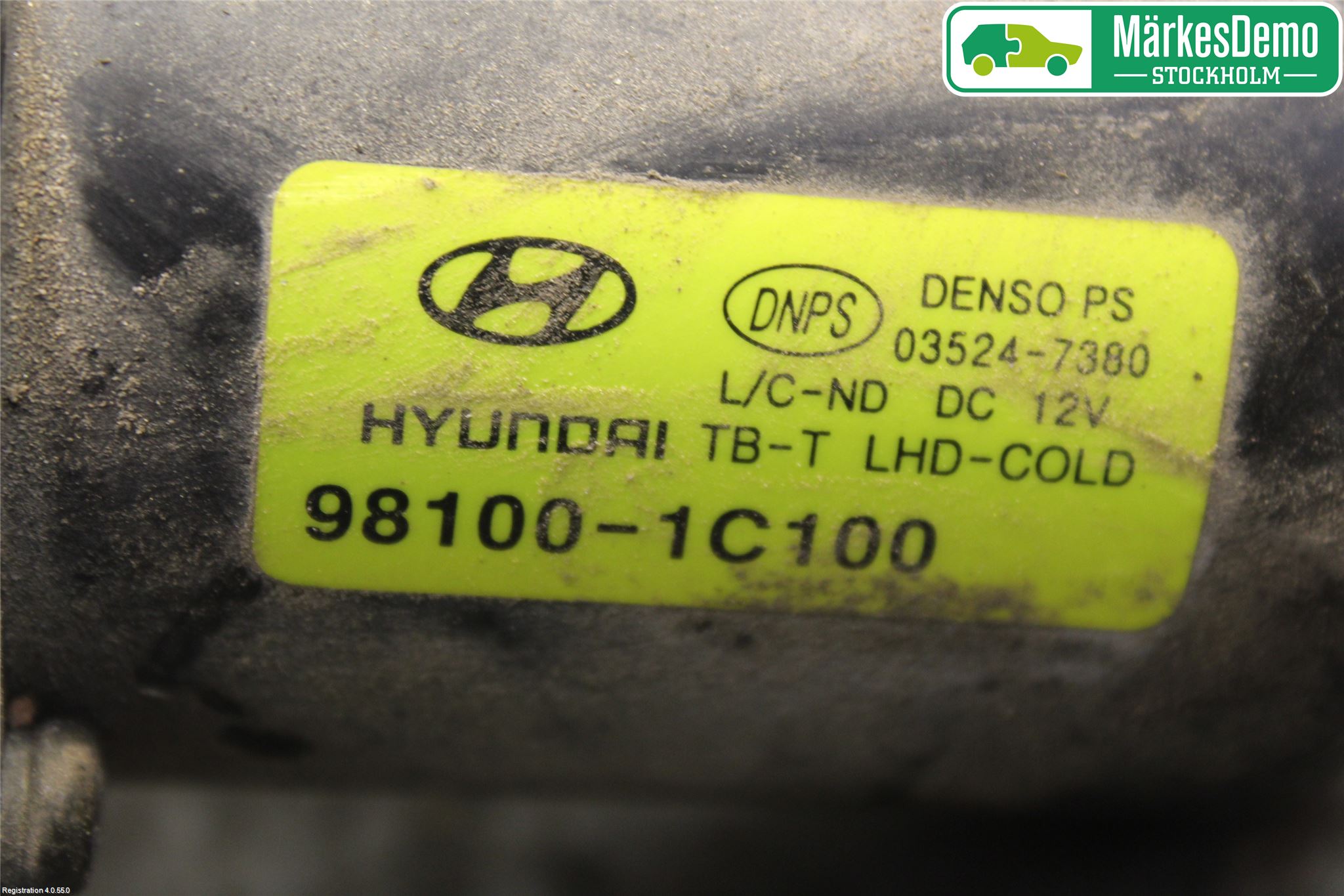 Hyundai GETZ Torkarmotor Vindruta