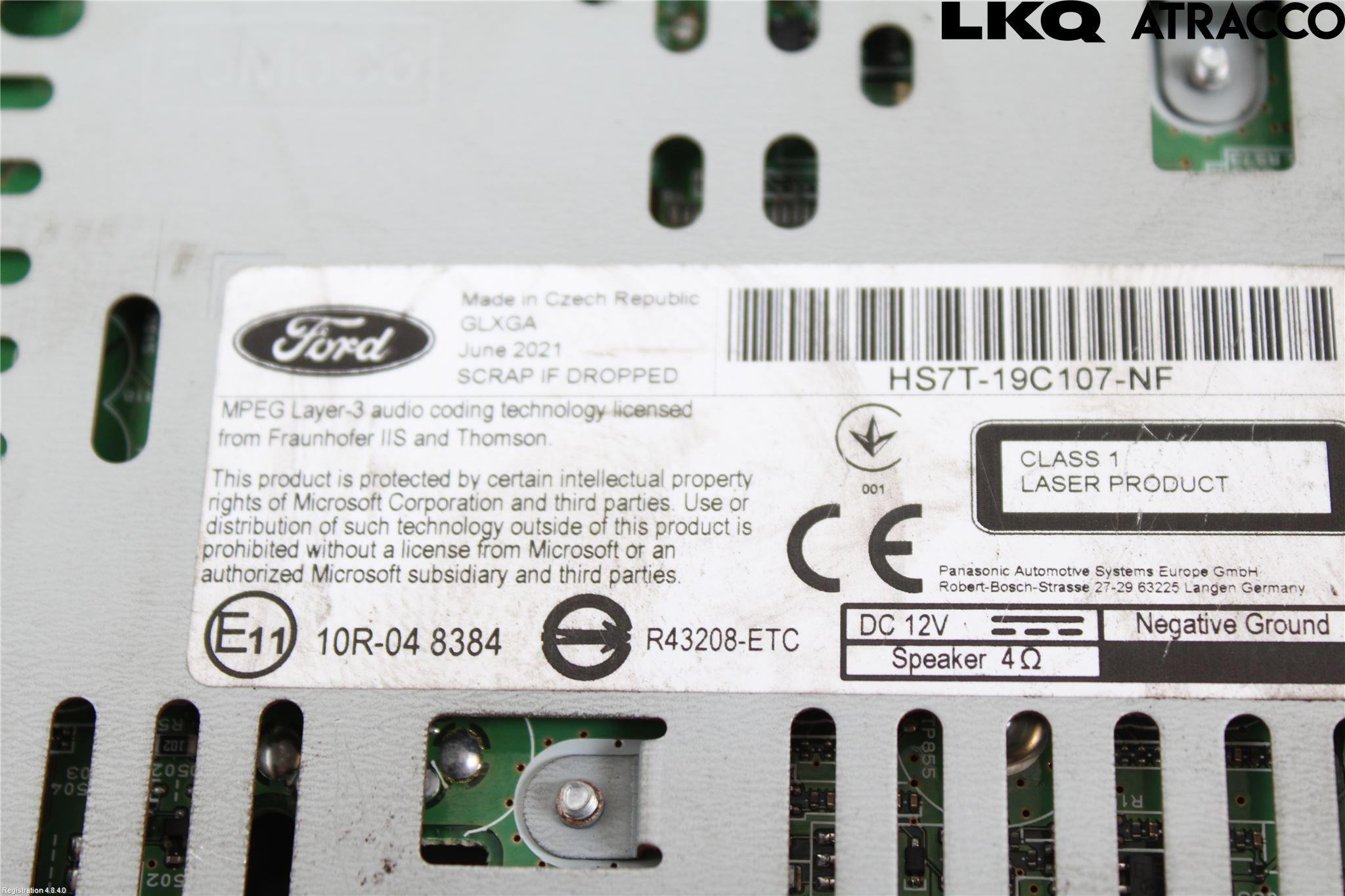 Ford MONDEO 15-22 Cd Radio - Multimediapanel
