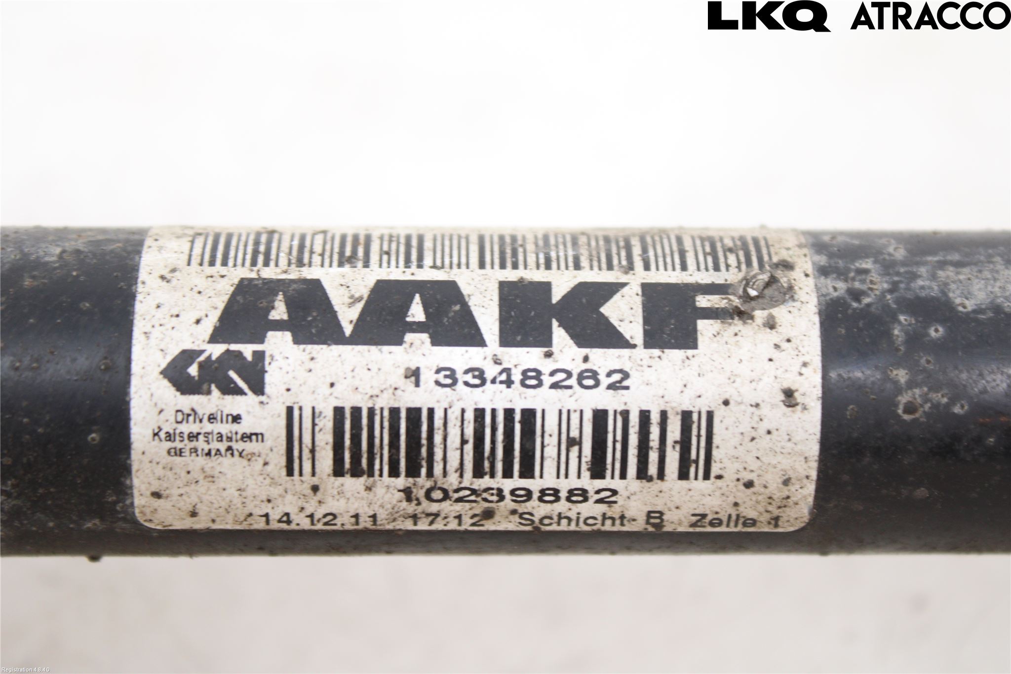 Opel ZAFIRA C 12-19 Drivaxel Fram Vänster