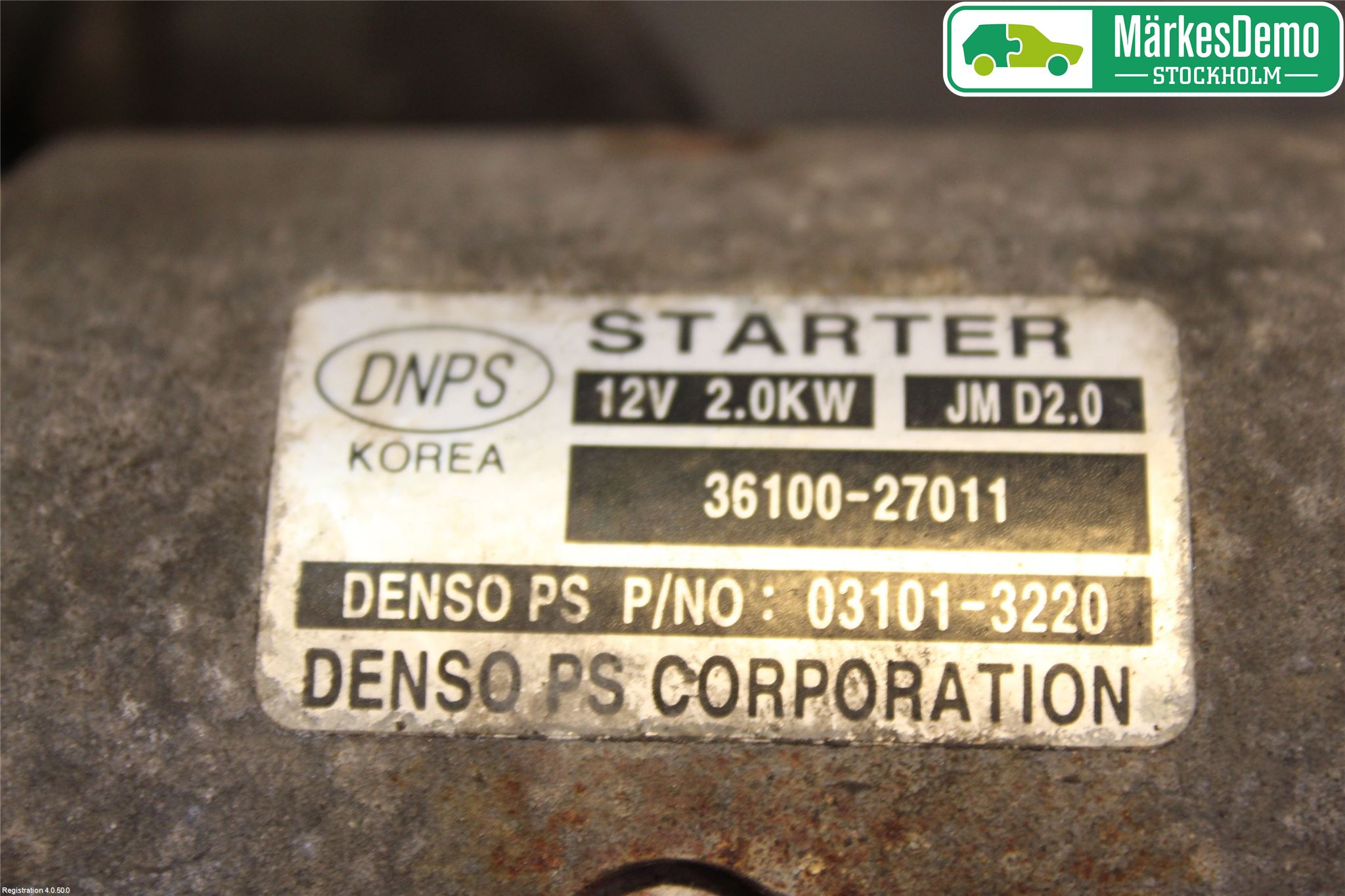 Kia CARENS I  03-06 Startmotor Diesel