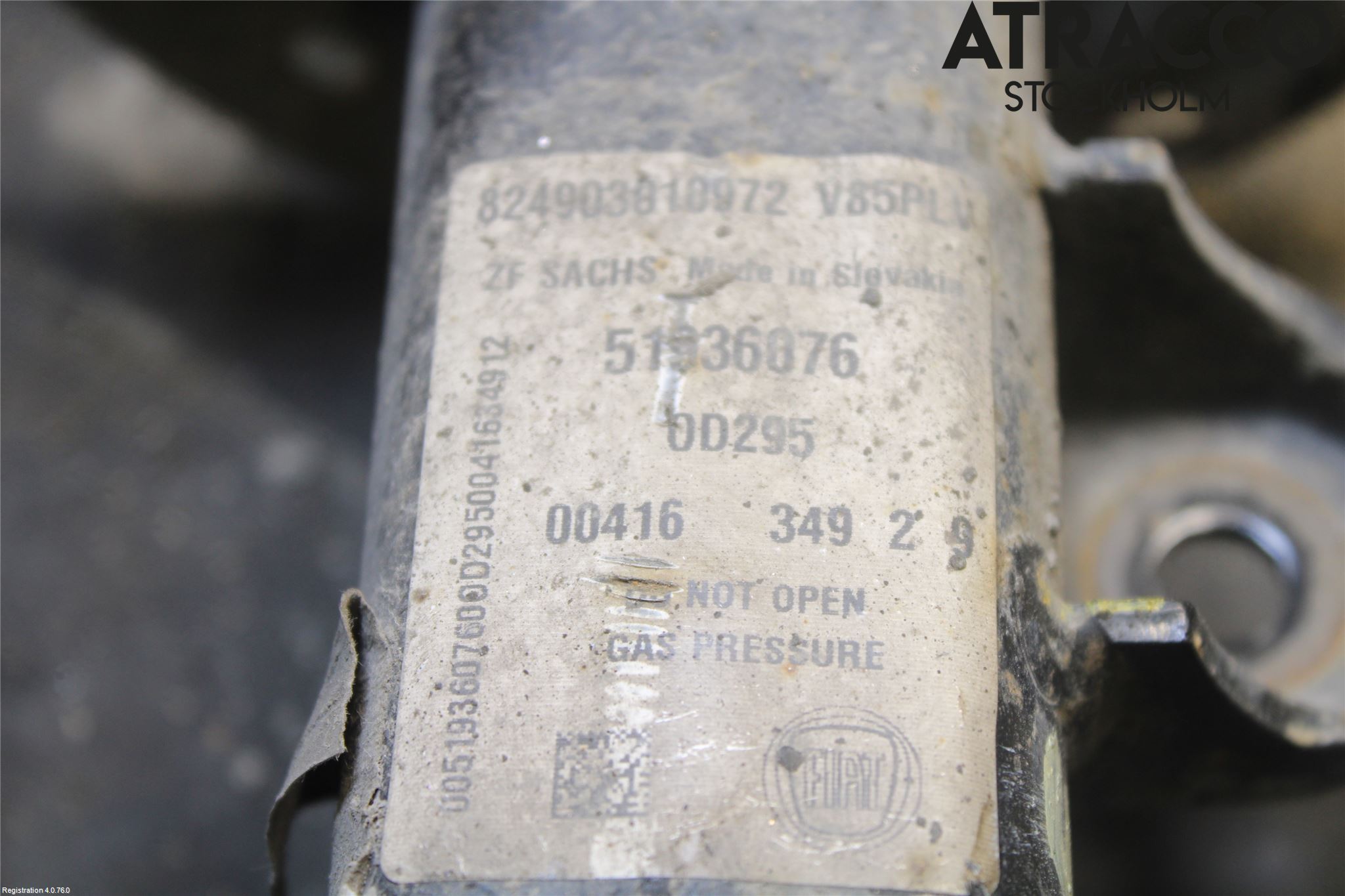 Fiat 500L 13-19 Fjäderben Fram Vänster