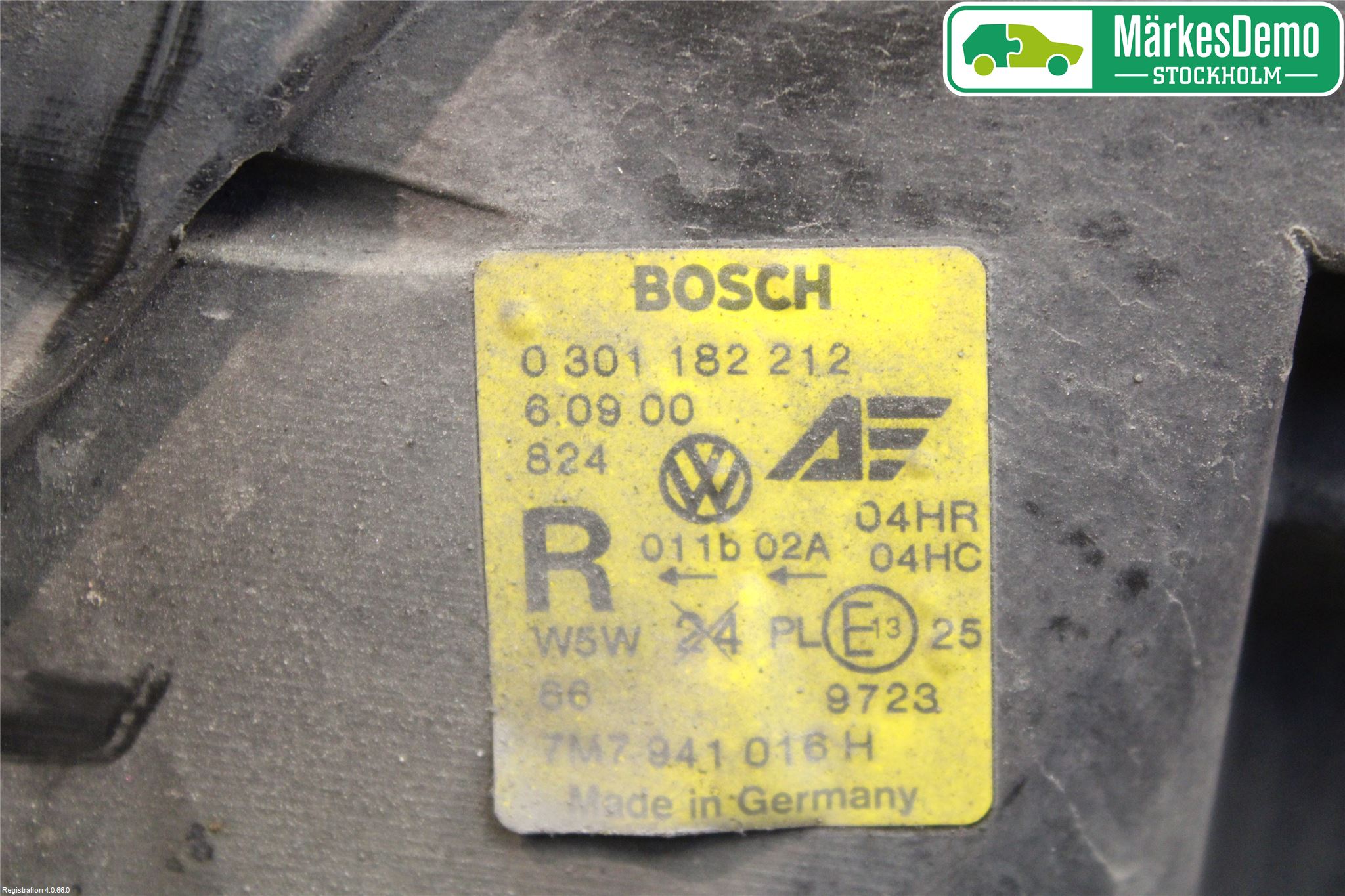 Seat ALHAMBRA 01-10 Strålkastare Höger